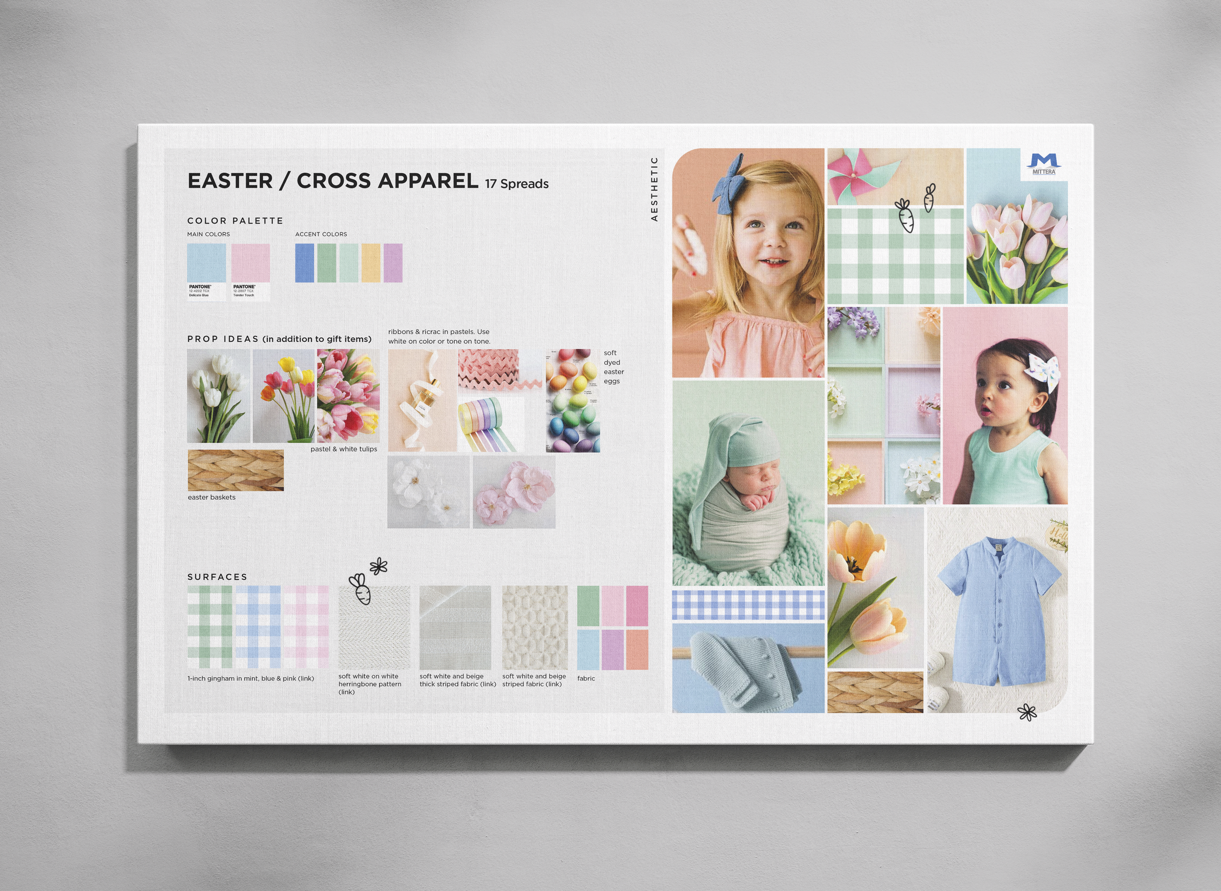 Look and feel for the Easter collection - Spring / Summer '26 Creative Deck  ⇧