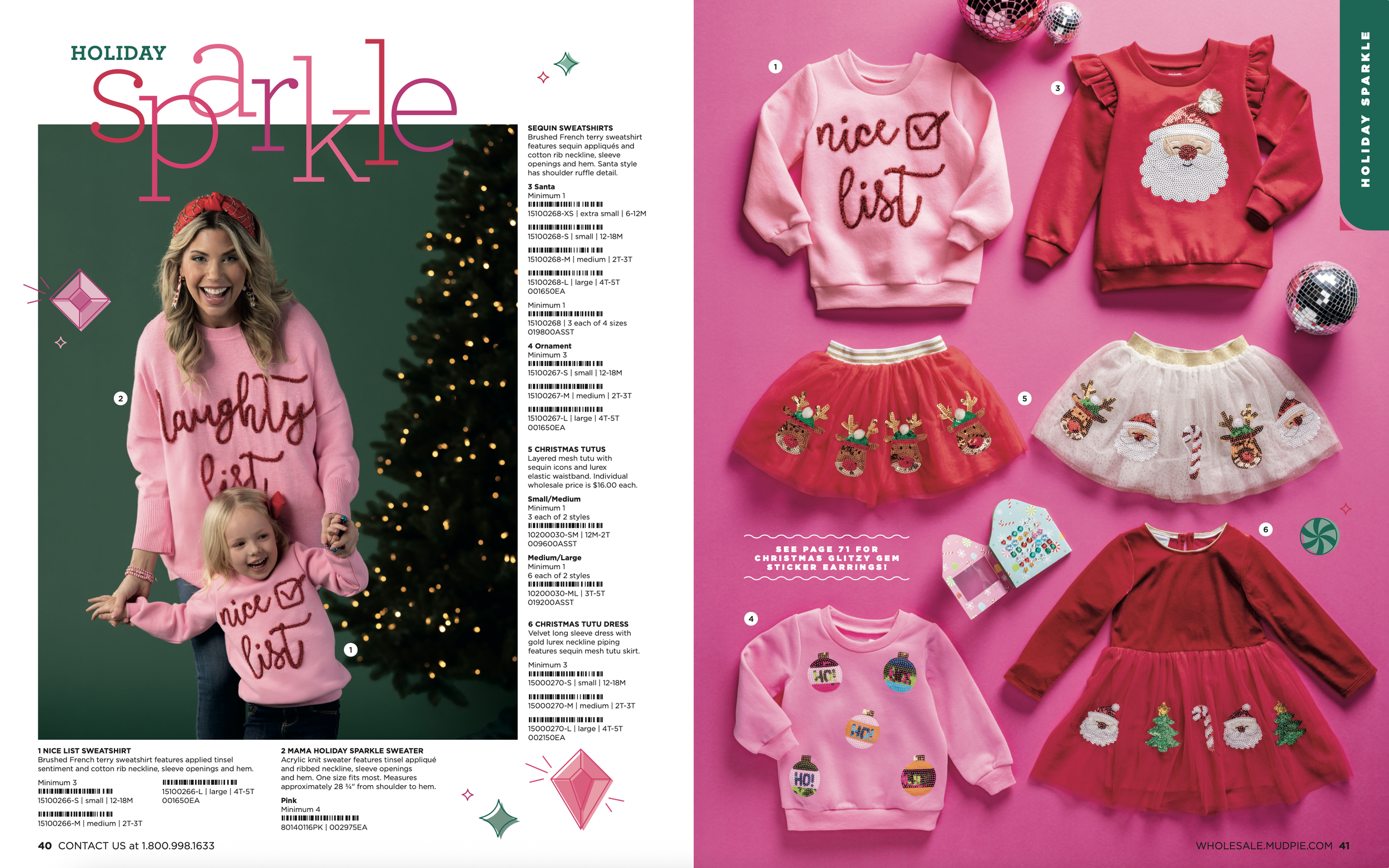 Final layout for Holiday Sparkle Collection. *Creative direction credit only  ⇧