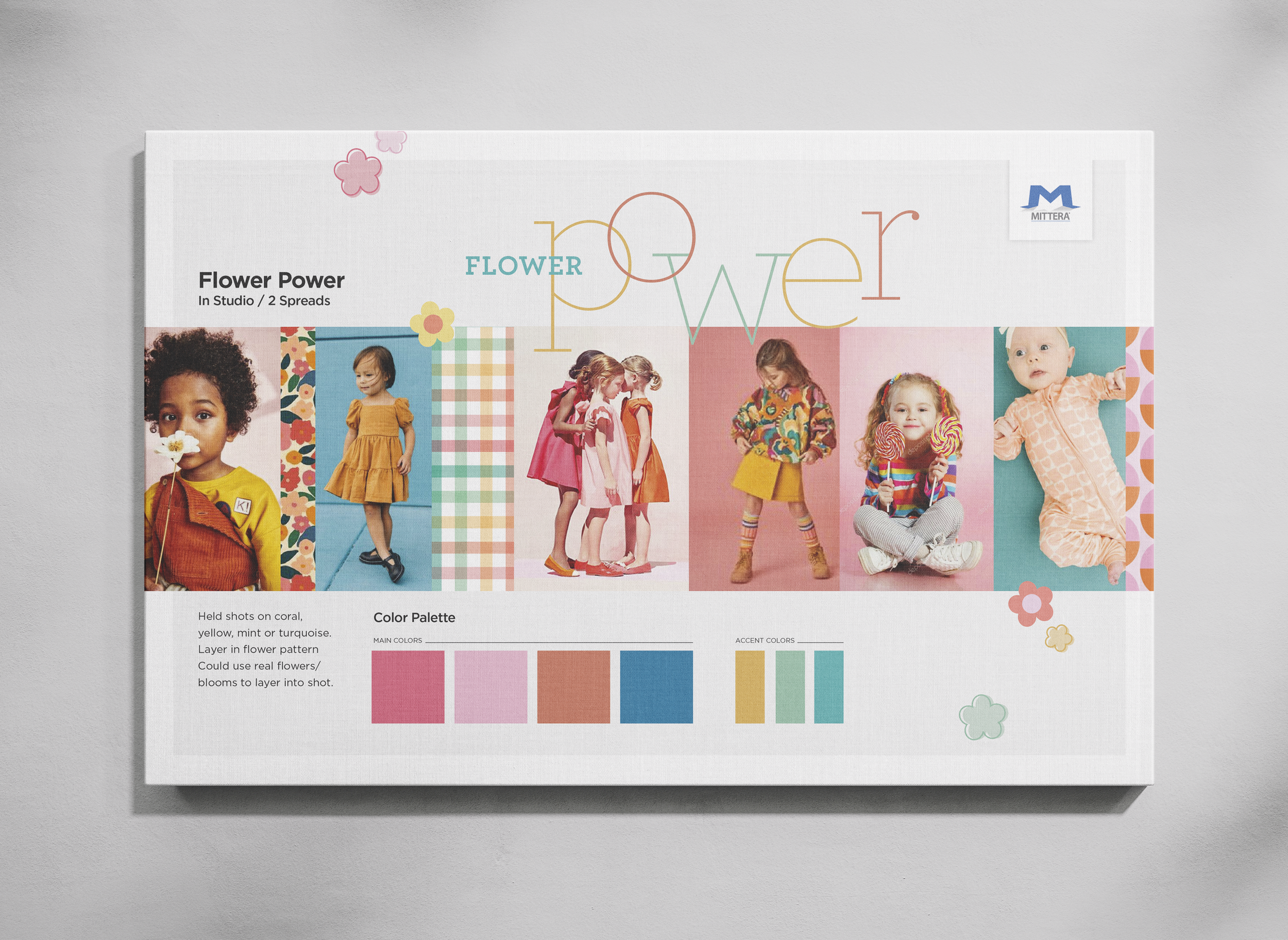 Look and feel for the Flower Power collection - Fall / Holiday '25 Creative Deck  ⇧