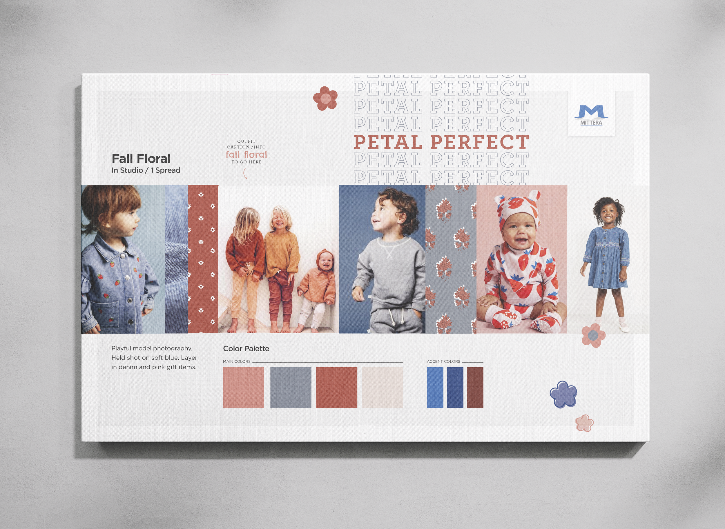 Look and feel for the Fall Floral collection - Fall / Holiday '25 Creative Deck  ⇧