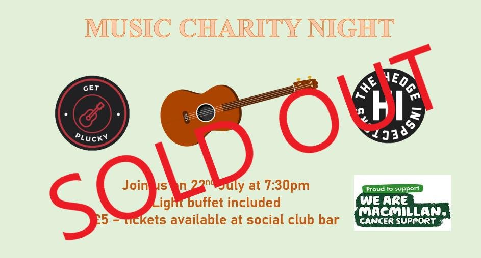 Hedge Inspectors and Get Plucky in aid of McMillan Cancer Support 