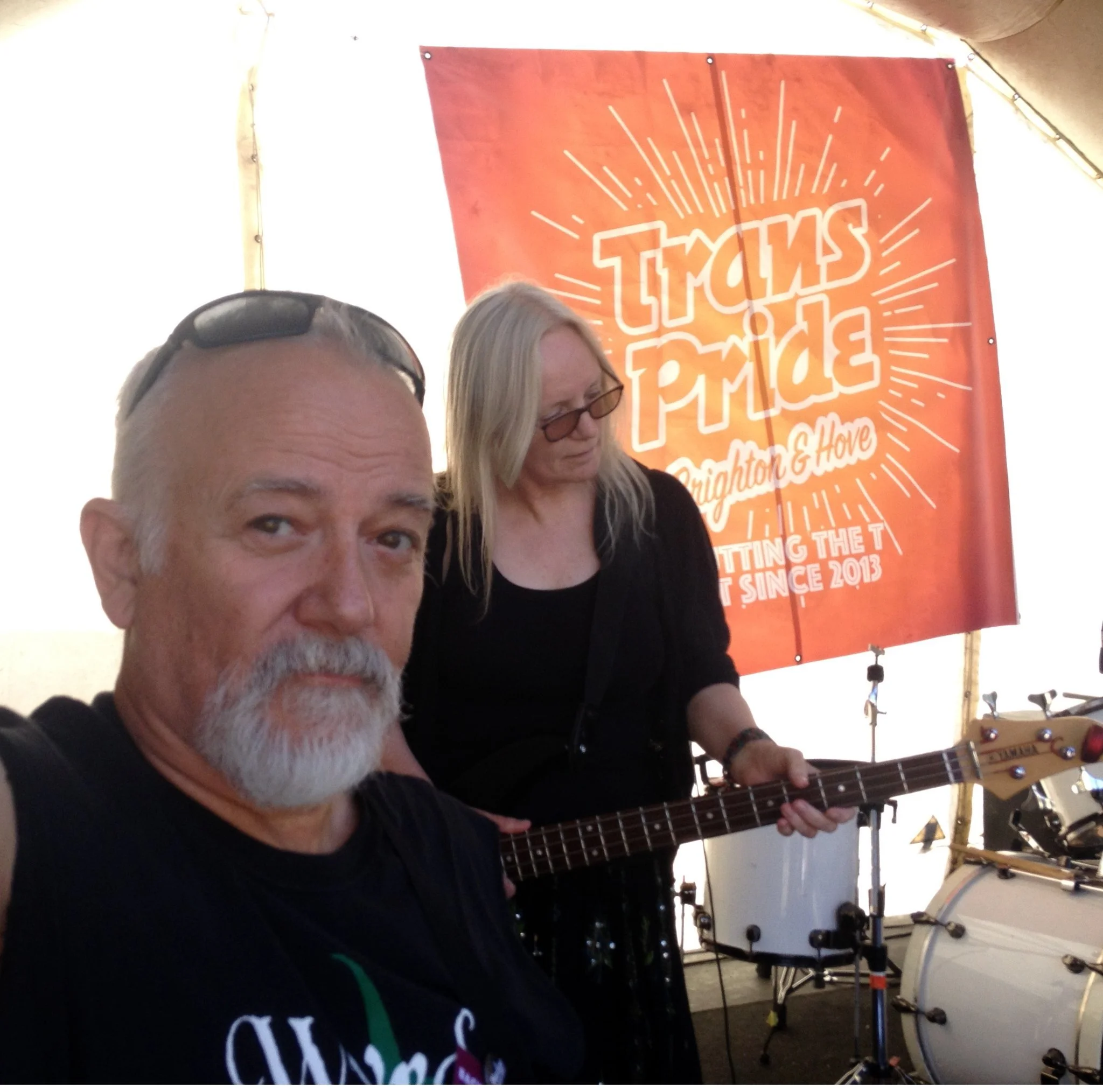Hedge Inspectors backing Wyrd Sisters at Trans Pride Brighton and Hove