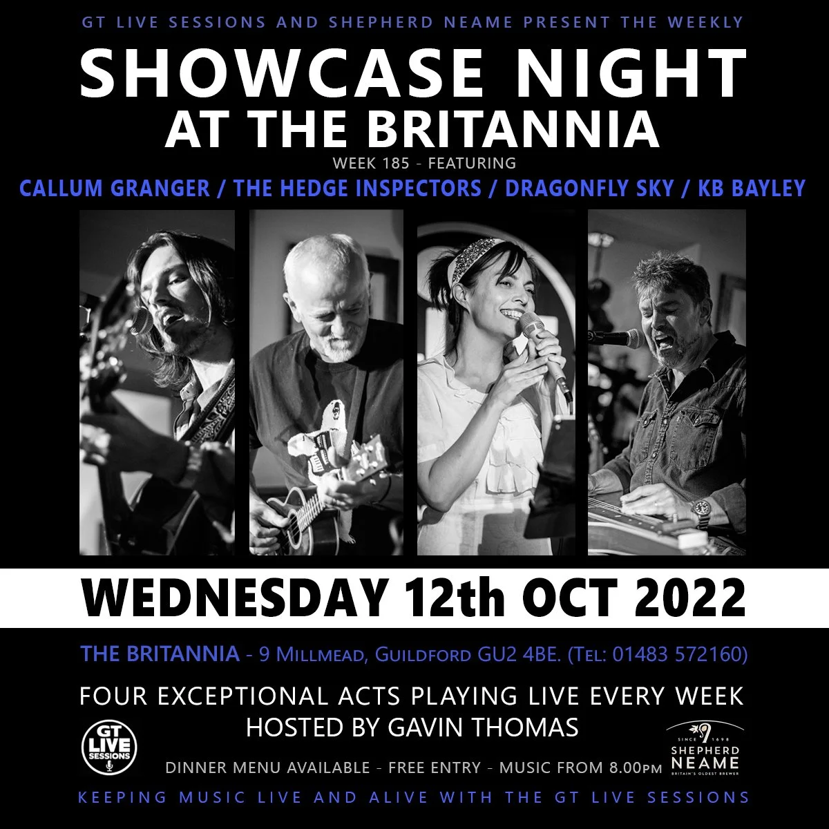 GT Live Sessions - Showcase Night At The Britannia