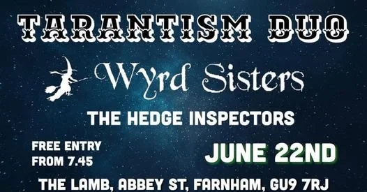 HEDGE INSPECTORS WYRD SISTERS TARANTISM ACOUSTIC DISCO