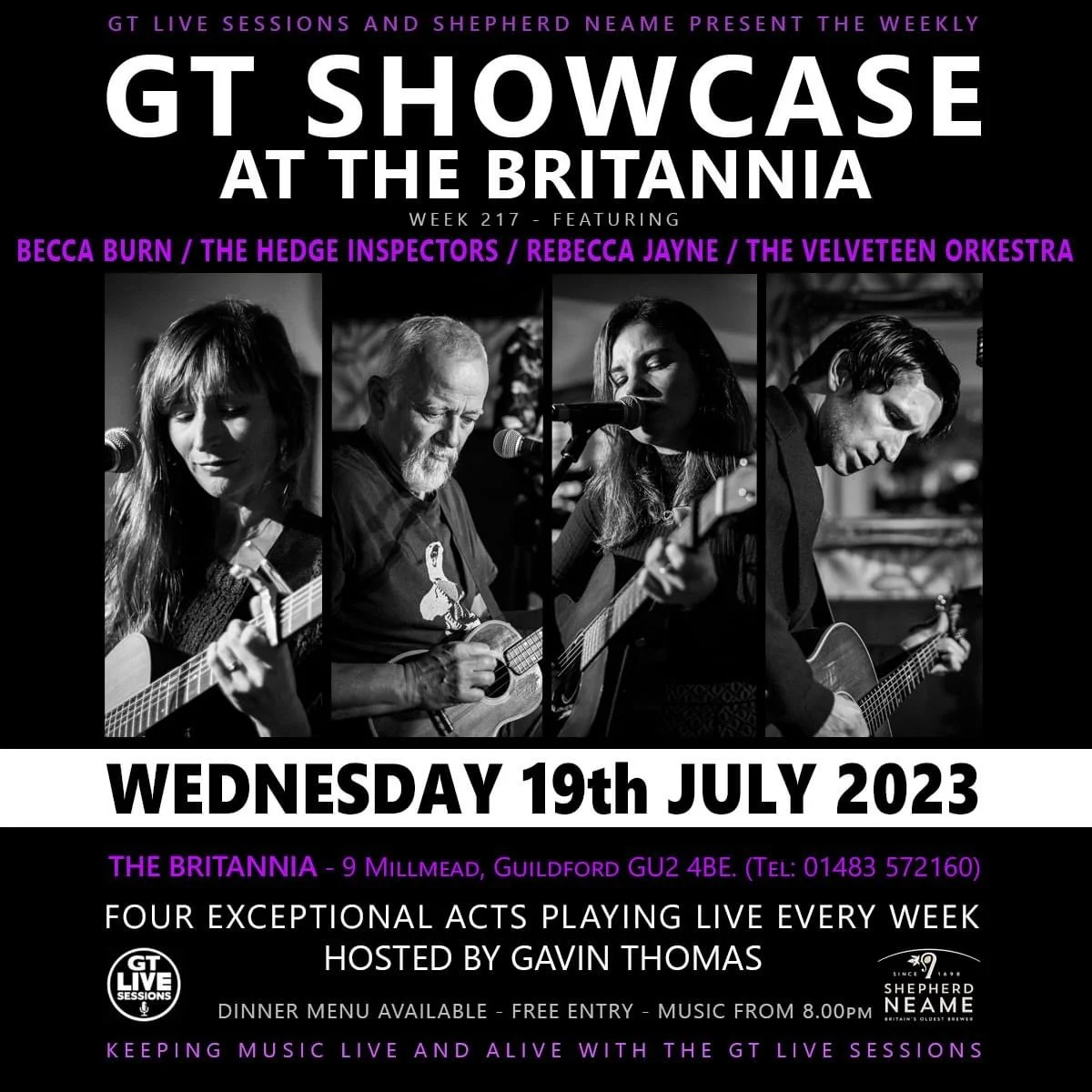 GT Live Sessions - Showcase Night At The Britannia