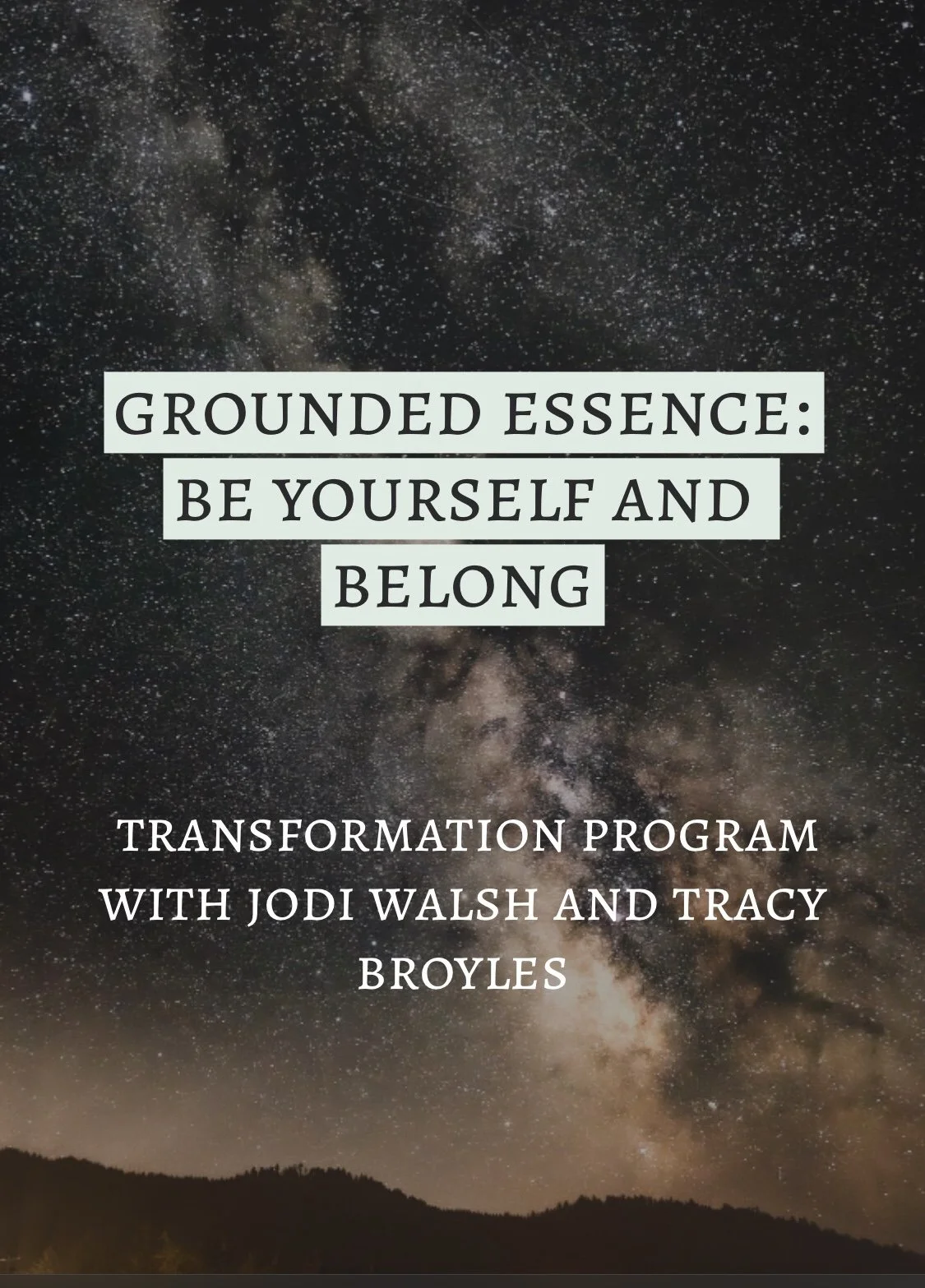 Return back to yourself