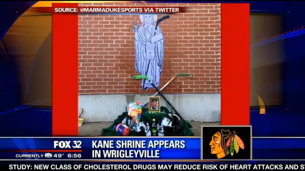 Patrick Kane Vigil on Fox News TV Chicago
