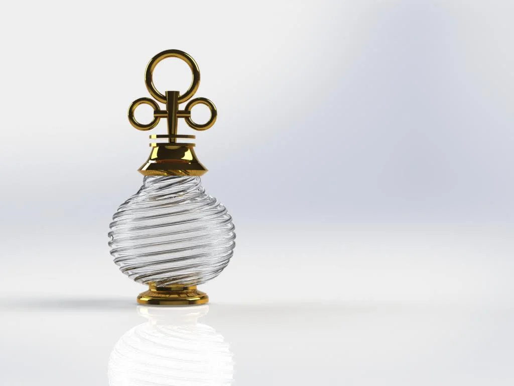 3D PRINTED PERFUME BOTTLE CHESS PIECE