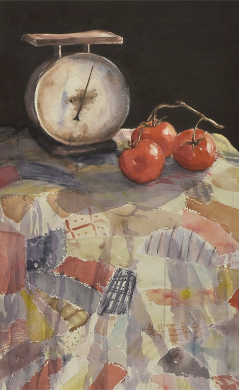 Still Life With Quilt II