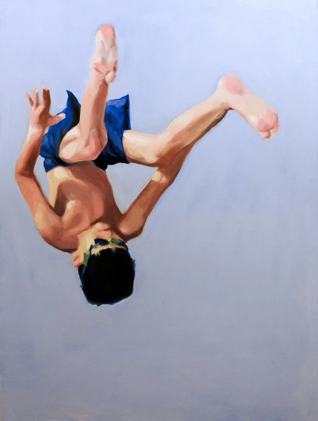   oils on wrapped canvas  2019  48” H x 36”W  $750  Featured in banner displayaround Georgetown for the Art Hop 2020 