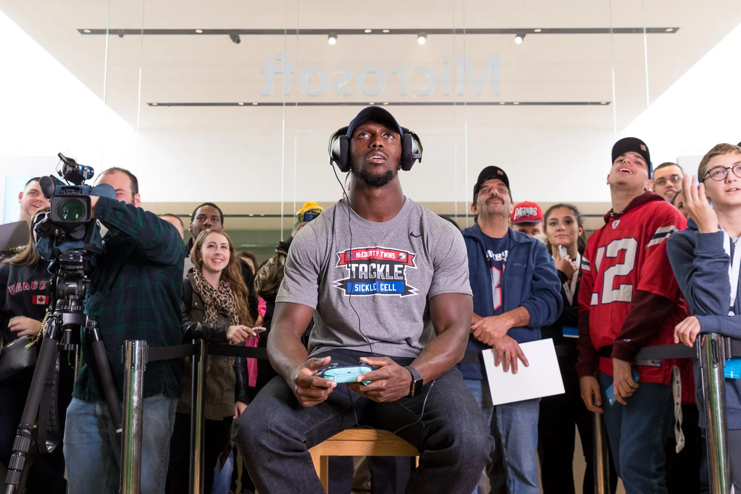 Devin McCourty plays Madden NFL