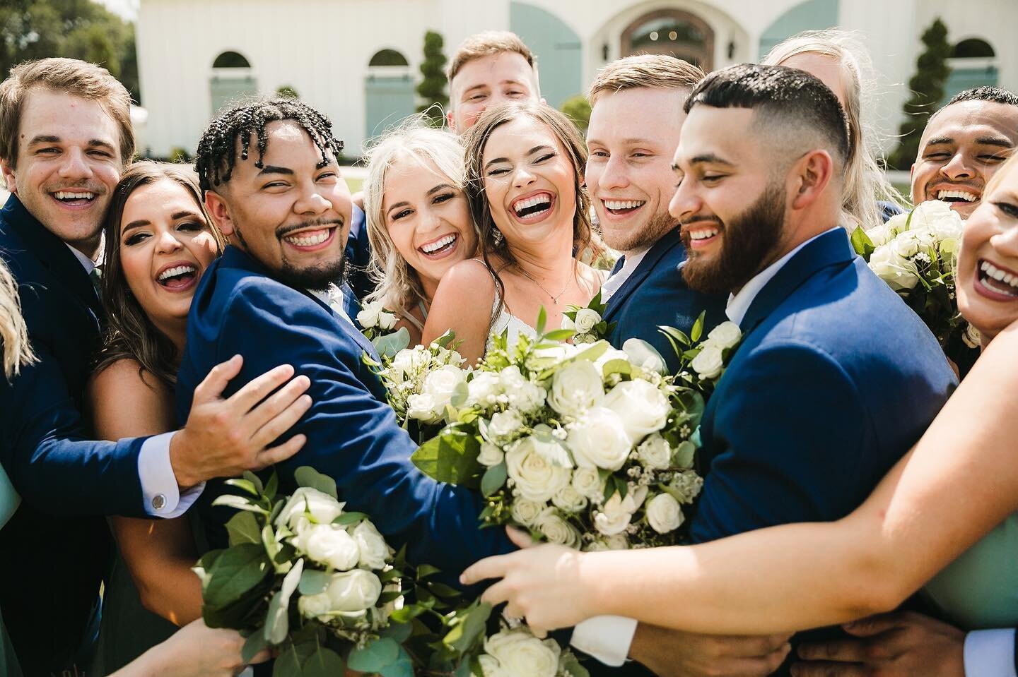 your wedding day is about a lot of things, and one of them is all about having fun! @t_dudenhoeffer @thefrenchfarmhousevenue