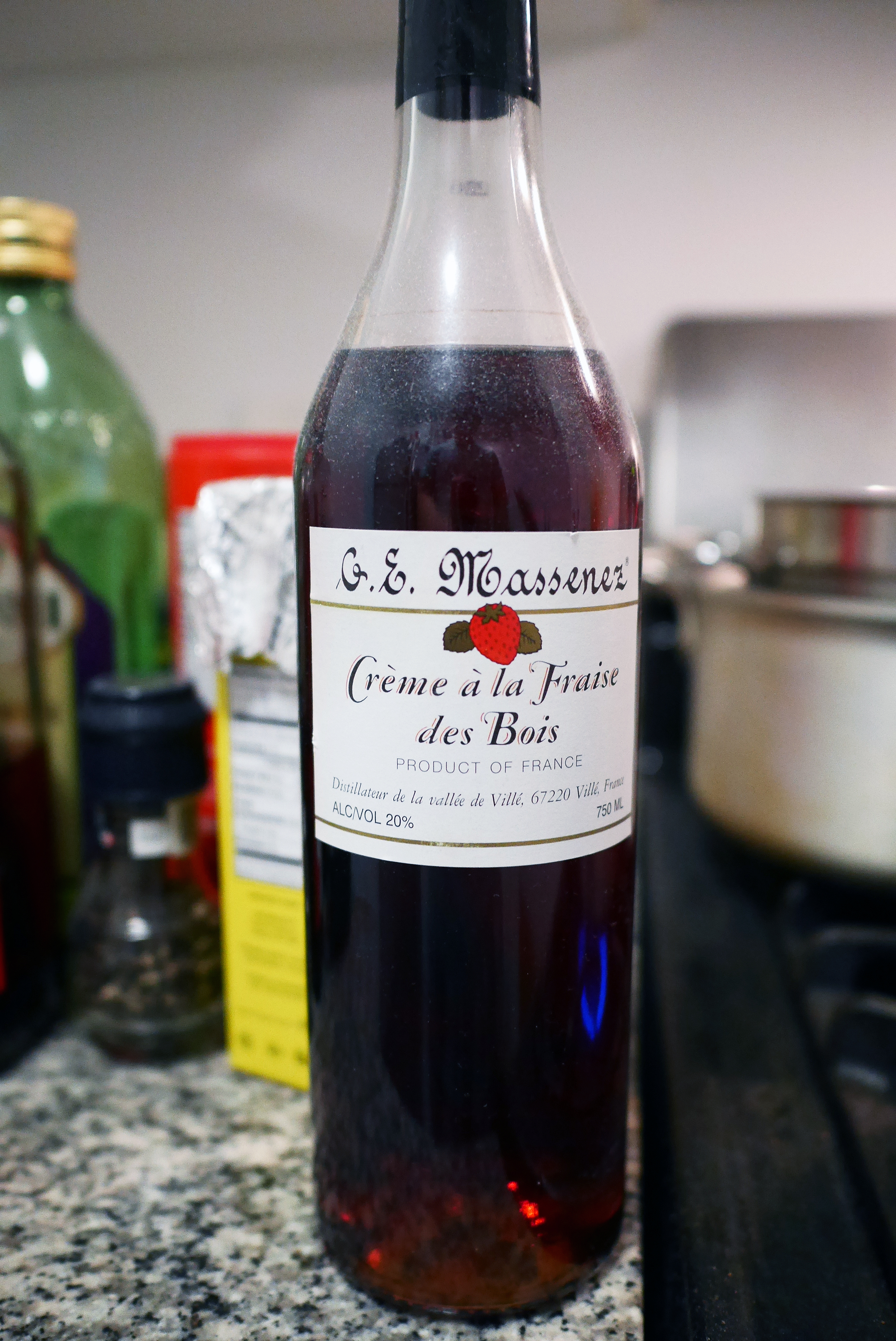 I particularly like this brand of strawberry liqueur for its depth of flavors and without it being too sweet.
