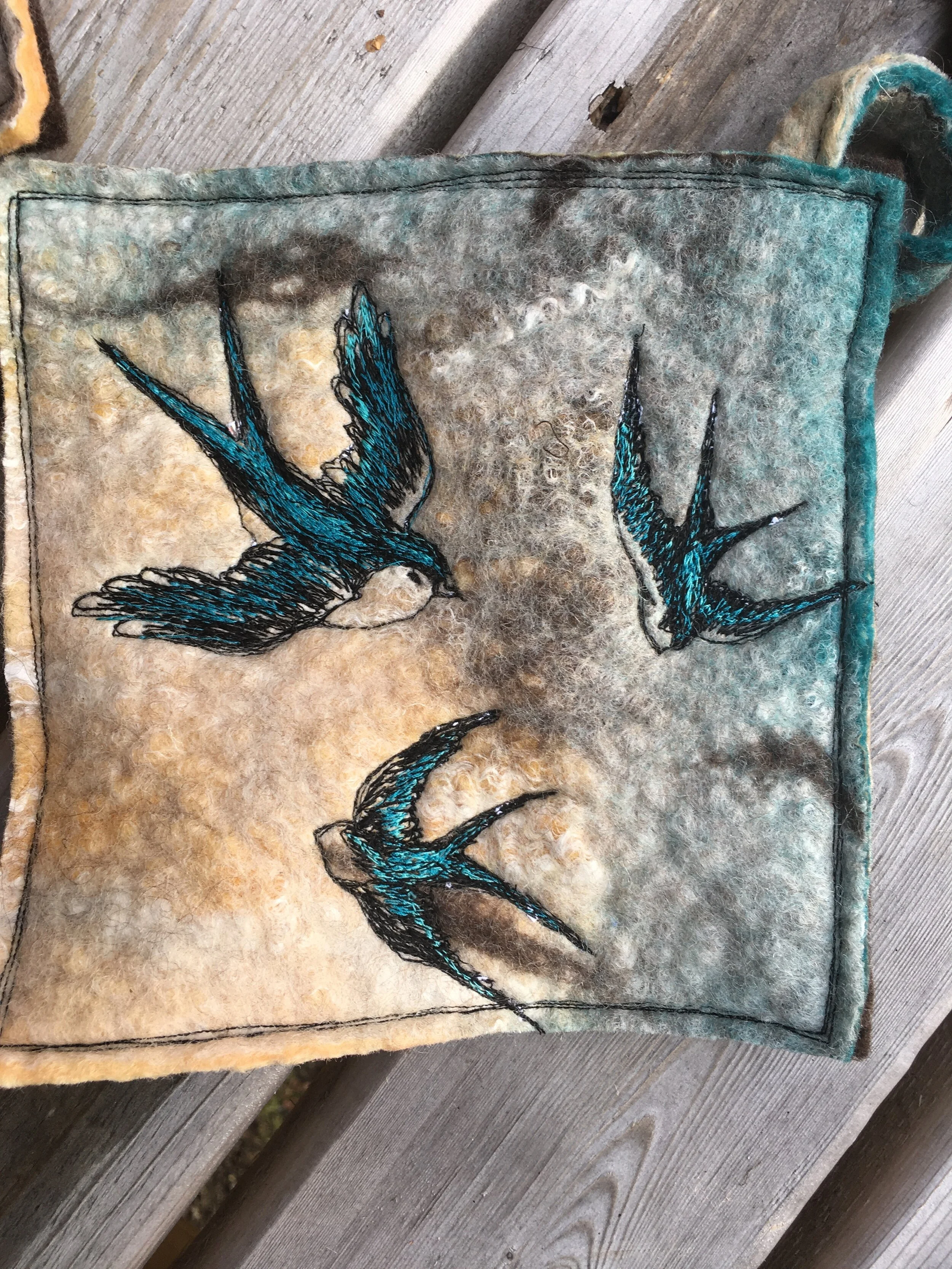 Swallows pot holders