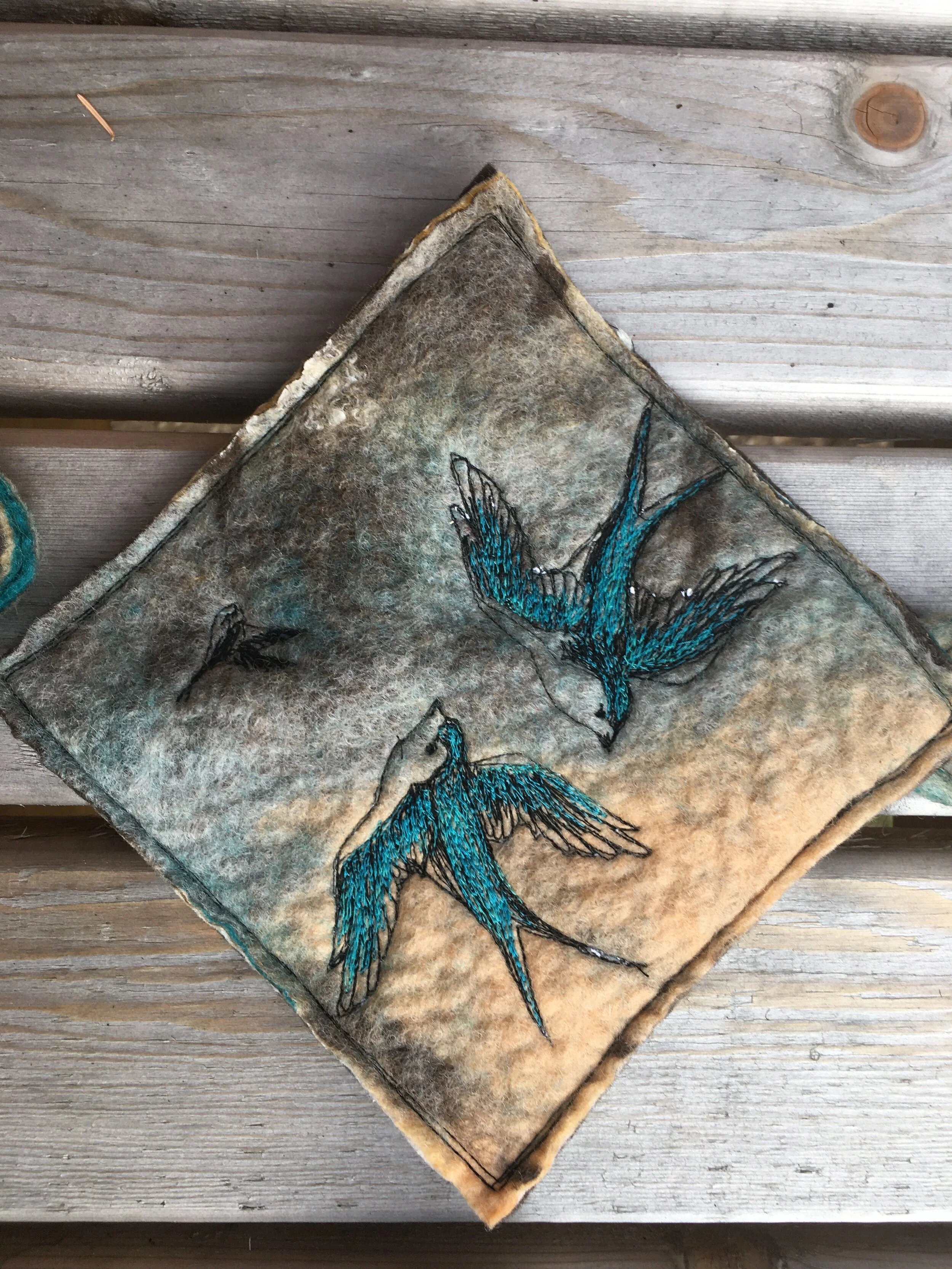 Swallows pot holders