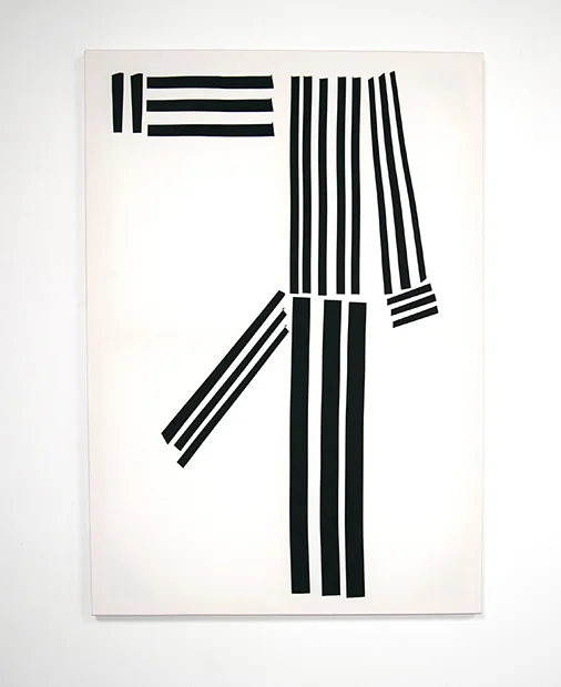 To the Countless Denizens of the Underground ( Devin in NYC in 1981 ) Pigment Print and Acrylic on Canvas 66” x 42”