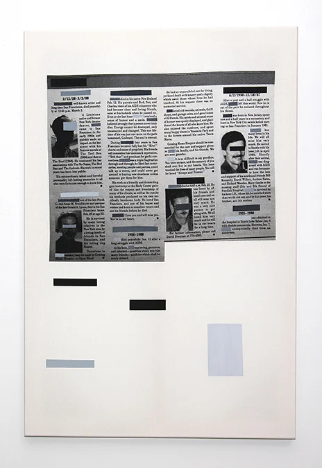 B.A.R. 2018 Pigment Print and Acrylic on Canvas 48” x 32”