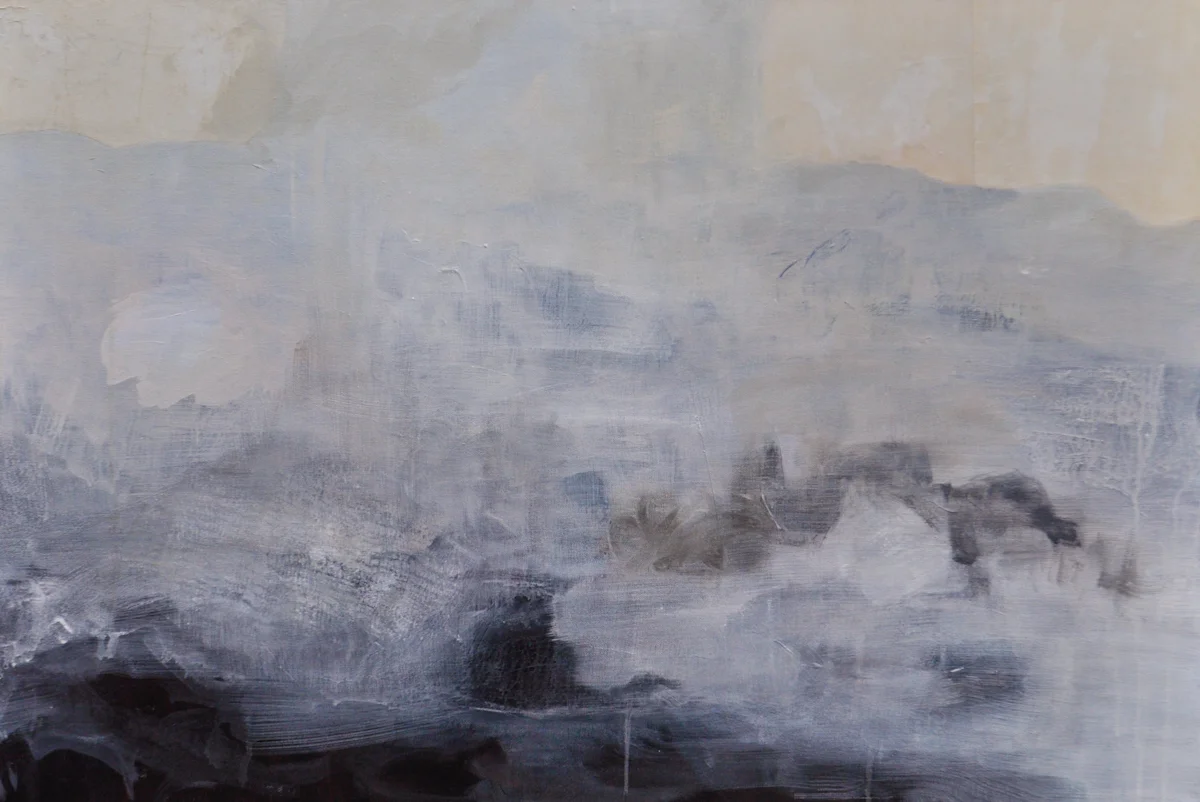 Finding Solitude. Acrylic on canvas. 36" x 24"