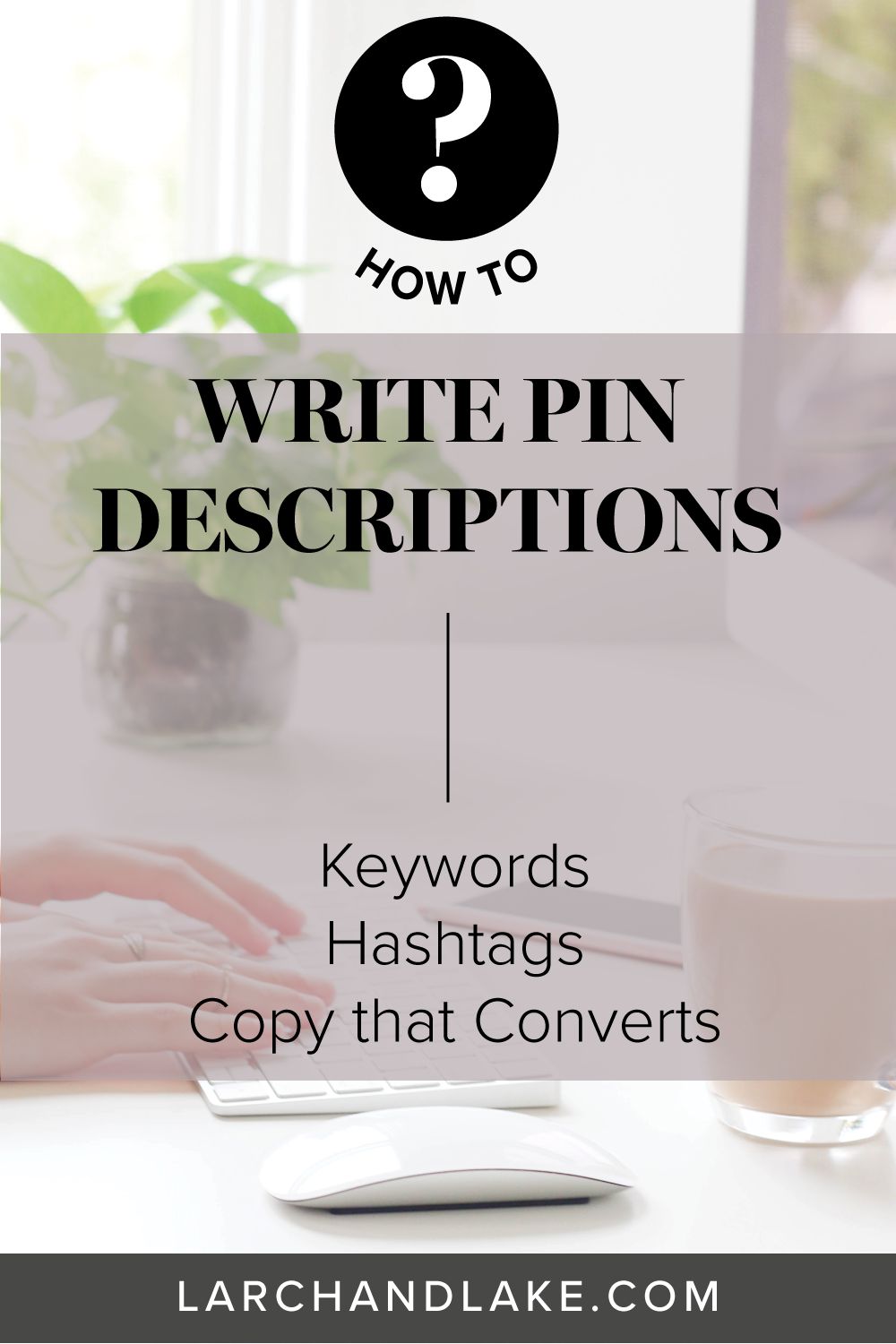 Probably one of the hardest parts of Pinterest marketing, in my opinion, is writing Pinterest captions. How do you include keywords, hashtags and make a compelling argument to click the link in 50-60 characters?
