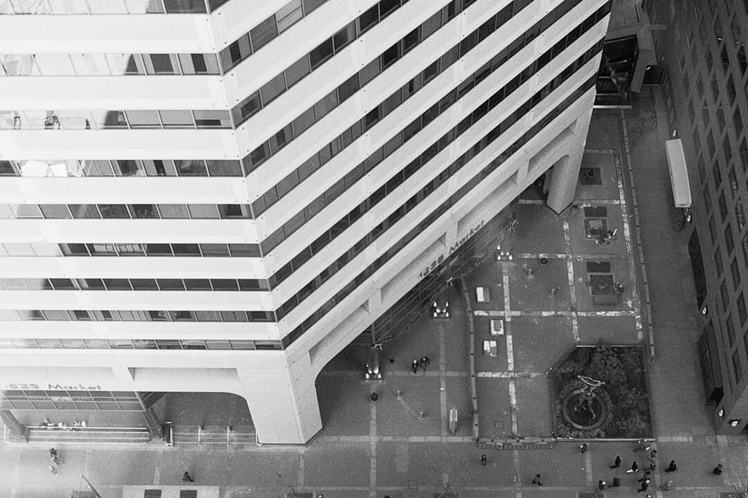#tbt Years ago I used to have an office 19-stories up in Center City Philadelphia - this was my view. Shot B+W on film.
&bull;
&bull;
&bull;
&bull;
&bull;
&bull;
&bull;
&bull;
&bull;
&bull;
#tbt #film #b+w #bwphotography #filmphotography #throwbackth