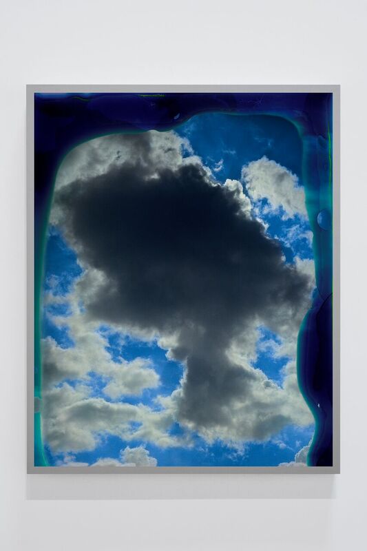 Scott McFarland Untitled #8 (Sky Leaks), 2016 Transmounted Chromogenic Print Displayed in LED Lightbox, edition of 4 50 x 40 inches