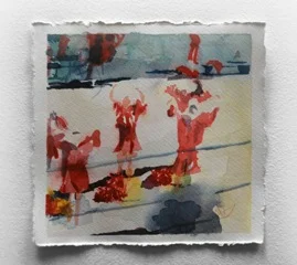 Laurel Shear Laura Lee, 2011 Watercolor on paper 8 1/2 x 8 inches Courtesy of the Artist and Fort Gansevoort