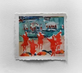 Laurel Shear Serena, 2011 Watercolor on paper 7 1/2 x 8 1/2 inches Courtesy of the Artist and Fort Gansevoort
