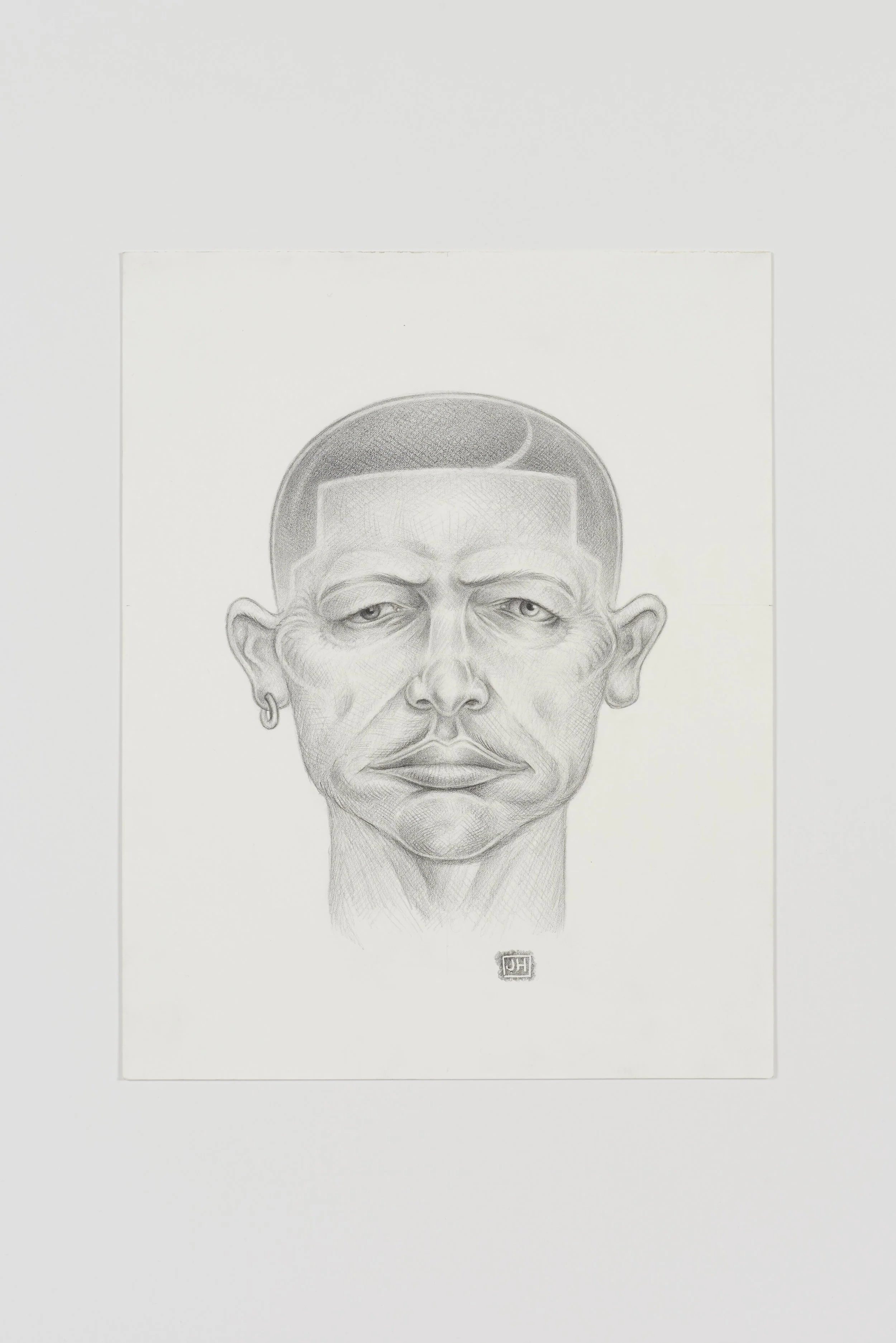 Jason Harvey Sketch #10, 2015 Graphite on Paper 13 1/2 x 16 1/2 inches (Framed)