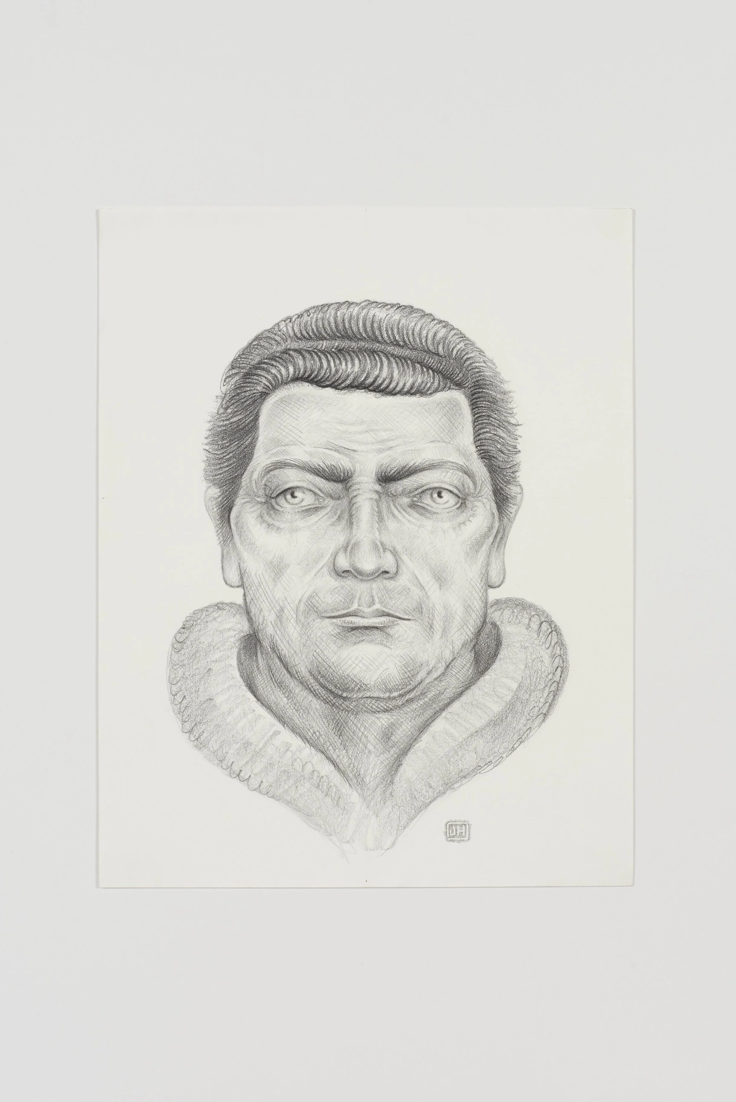 Jason Harvey Sketch #9, 2015 Graphite on Paper 13 1/2 x 16 1/2 inches (Framed)