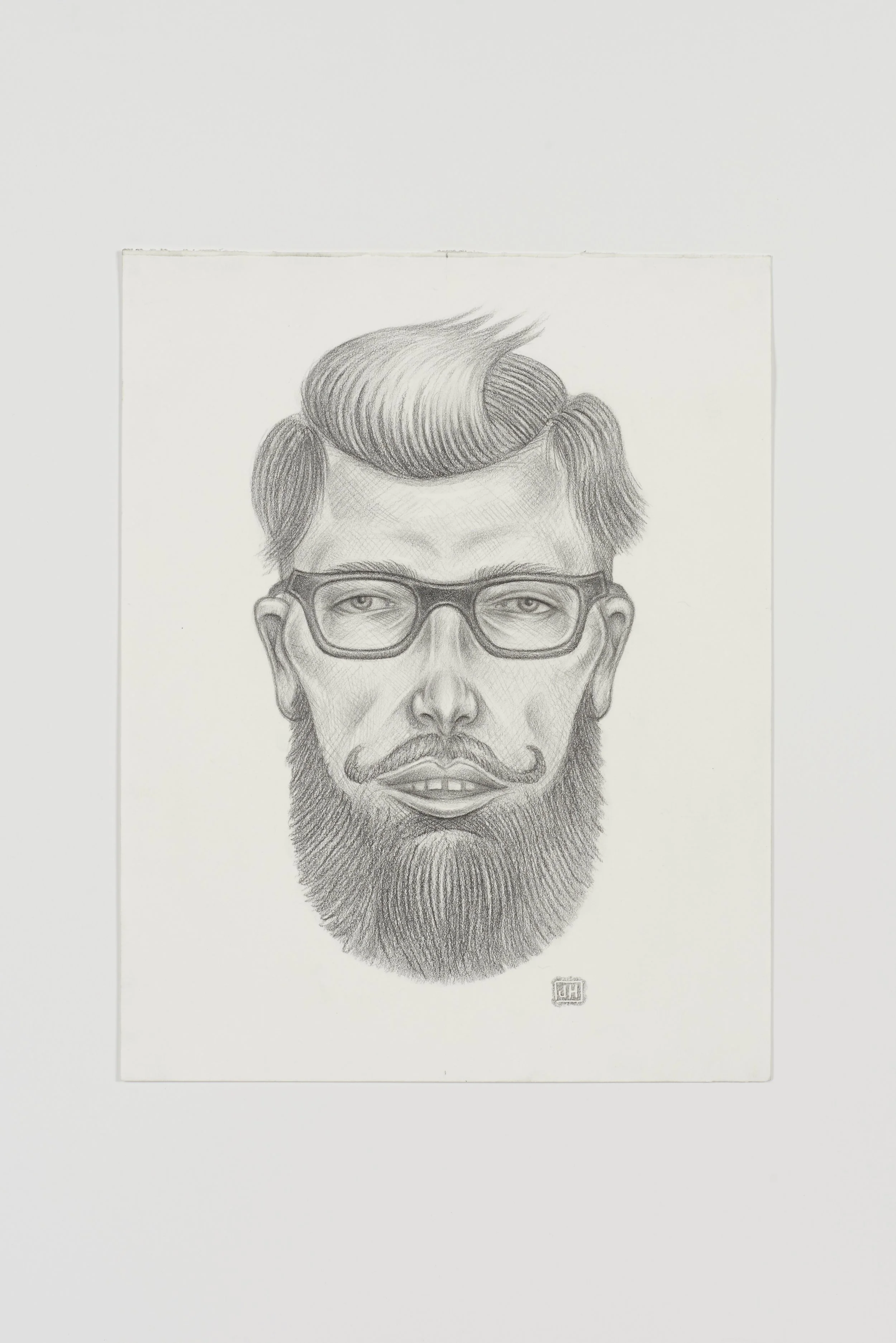 Jason Harvey Sketch #2, 2015 Graphite on Paper 13 1/2 x 16 1/2 inches (Framed)