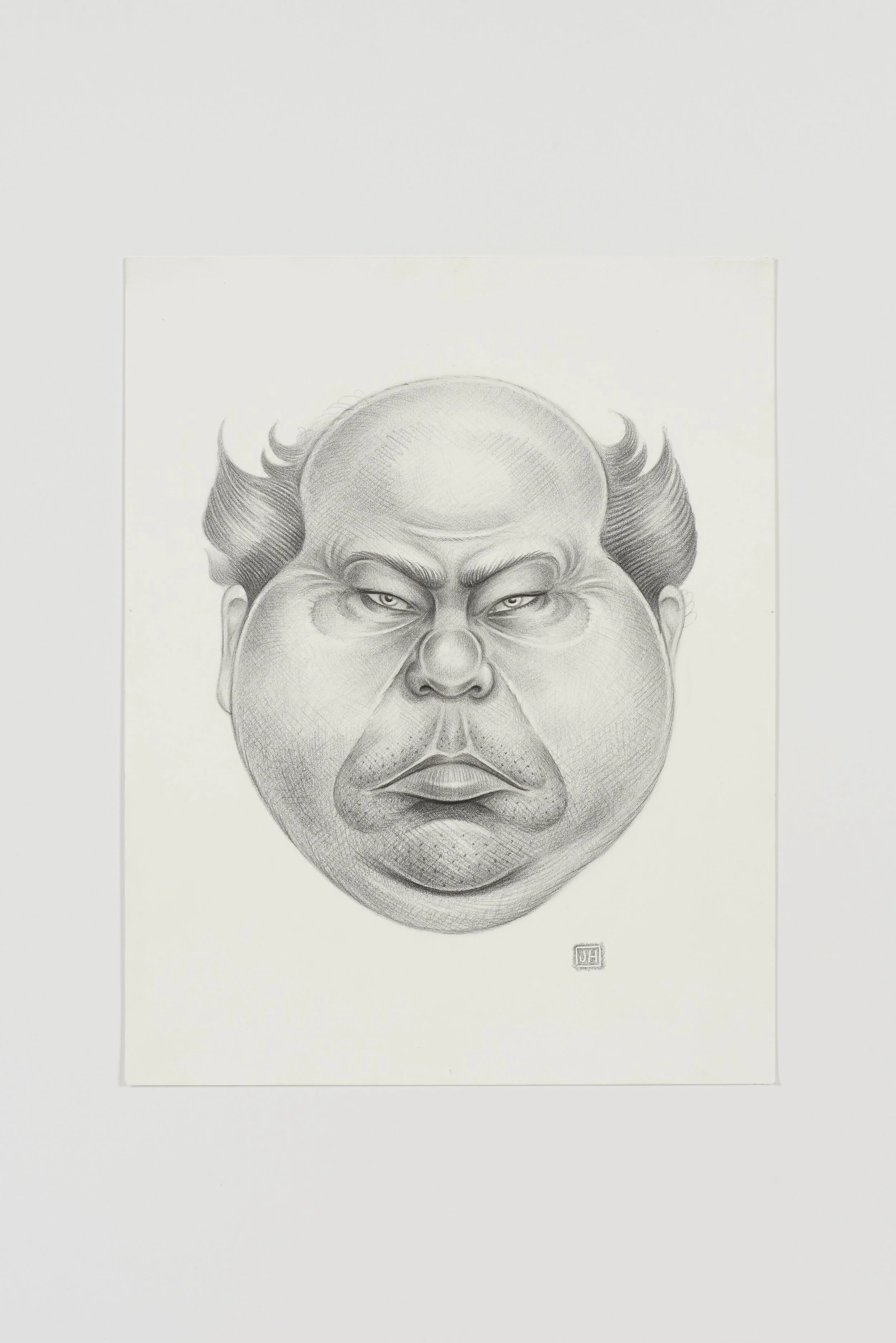 Jason Harvey Sketch #12, 2015 Graphite on Paper 13 1/2 x 16 1/2 inches (Framed)