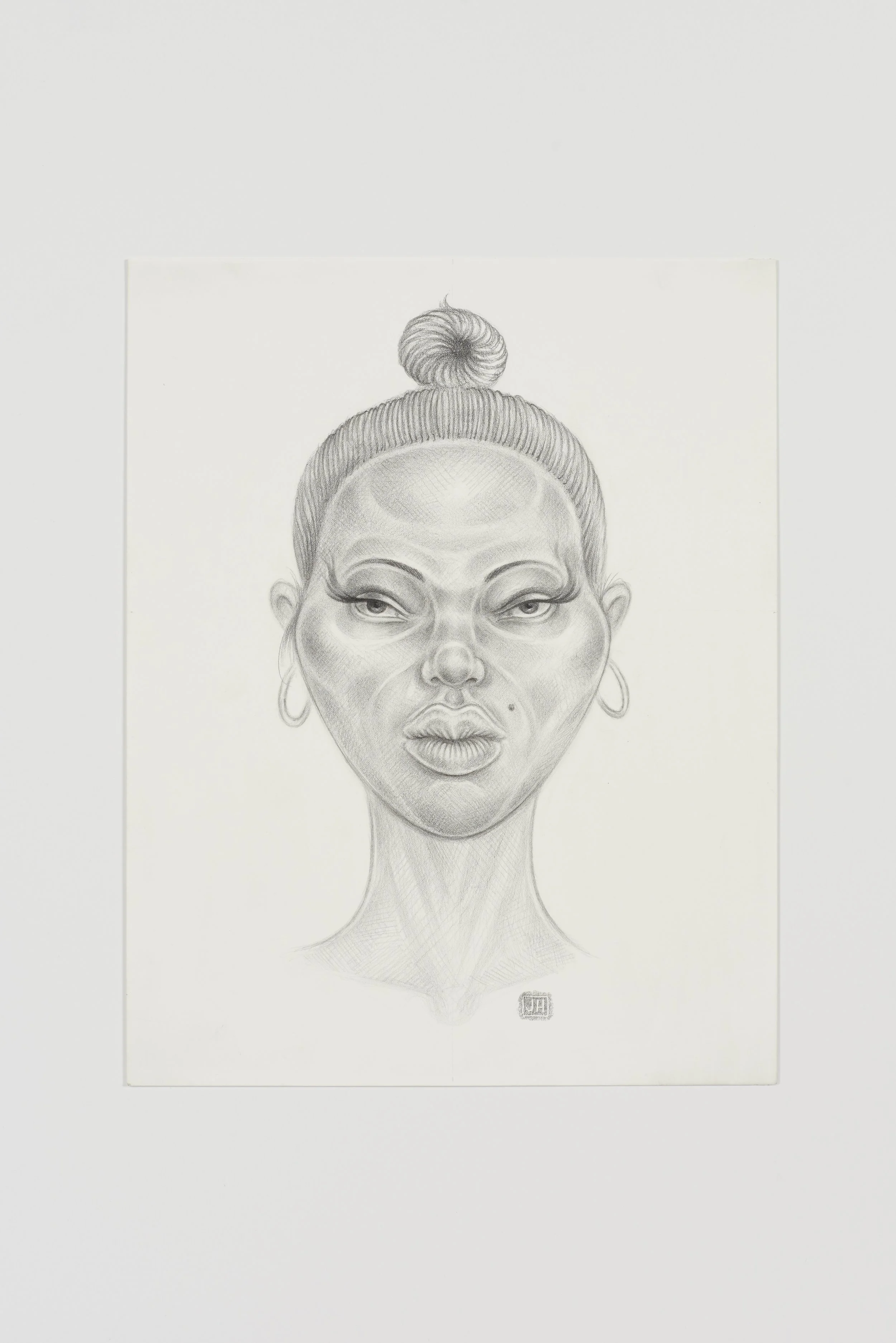 Jason Harvey Sketch #21, 2015 Graphite on Paper 13 1/2 x 16 1/2 inches (Framed)