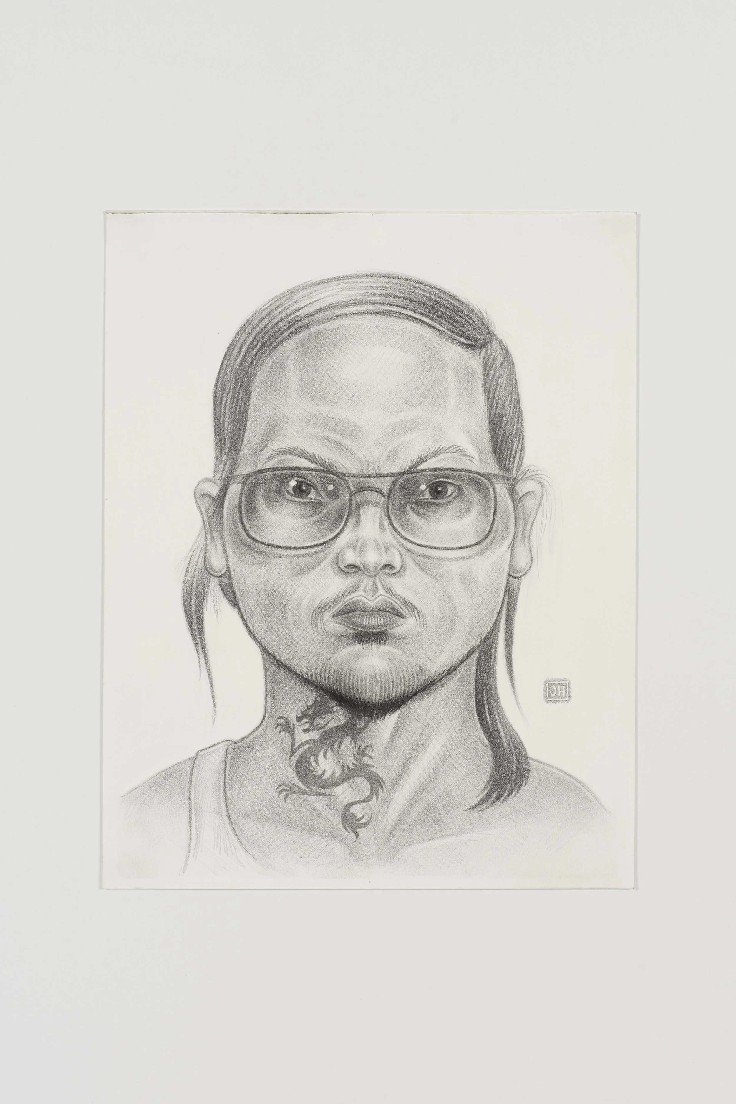 Jason Harvey Sketch #17, 2015 Graphite on Paper 13 1/2 x 16 1/2 inches (Framed)