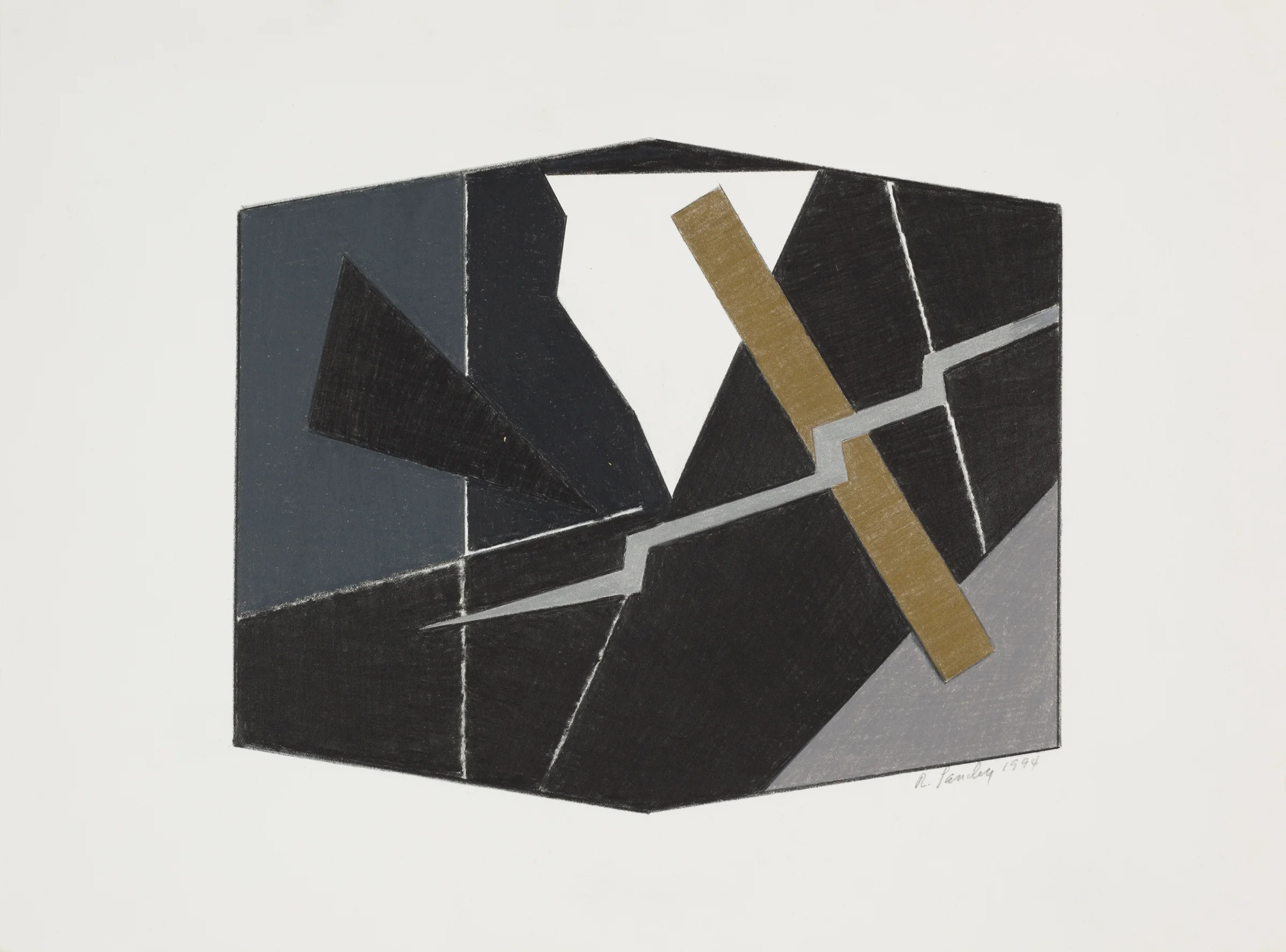 Dickie Landry Drawing Break Up, 1994 22 x 17 inches