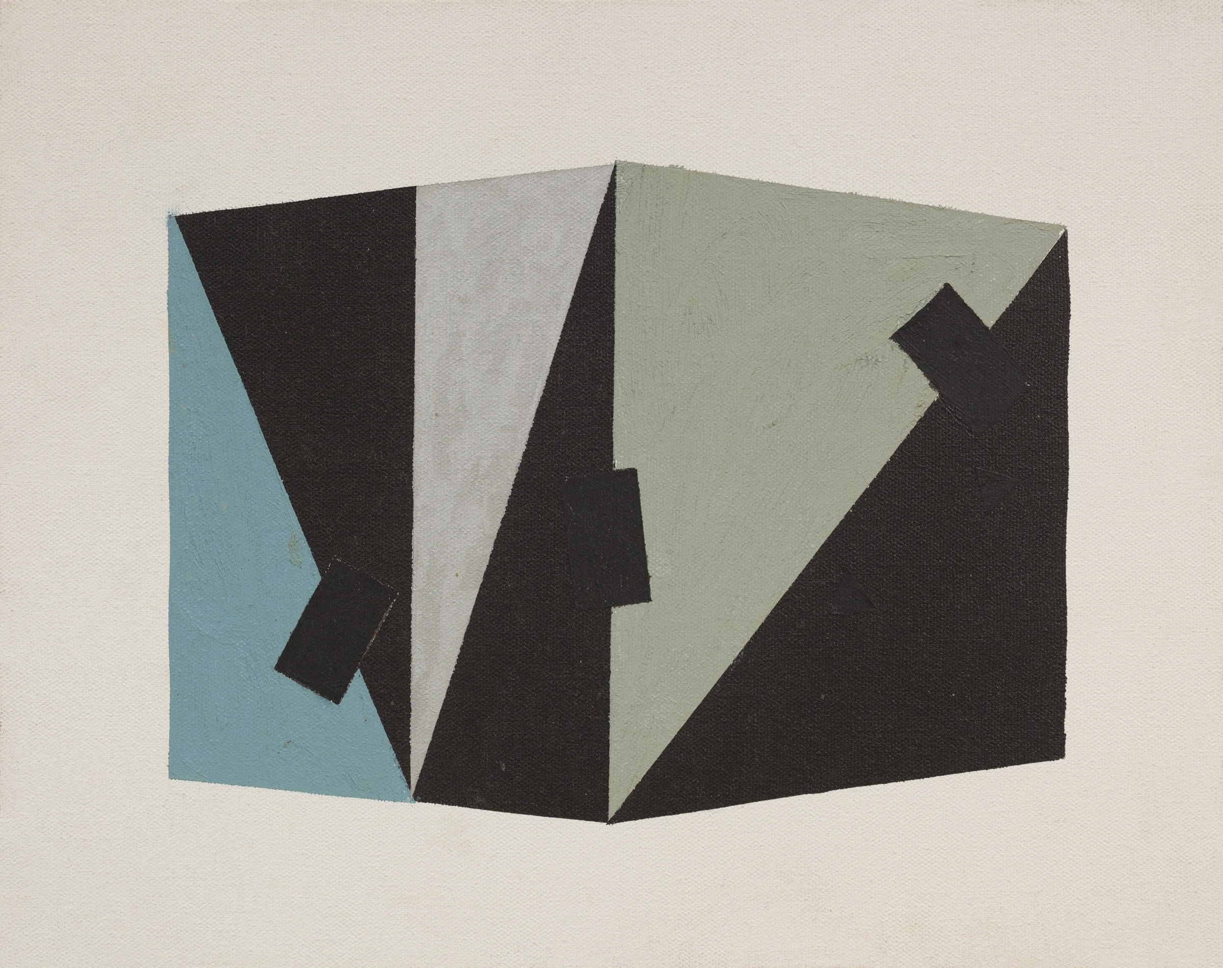 Dickie Landry Small Painting 2, 1995 Oil and Acrylic on Canvas 11 x 14 inches