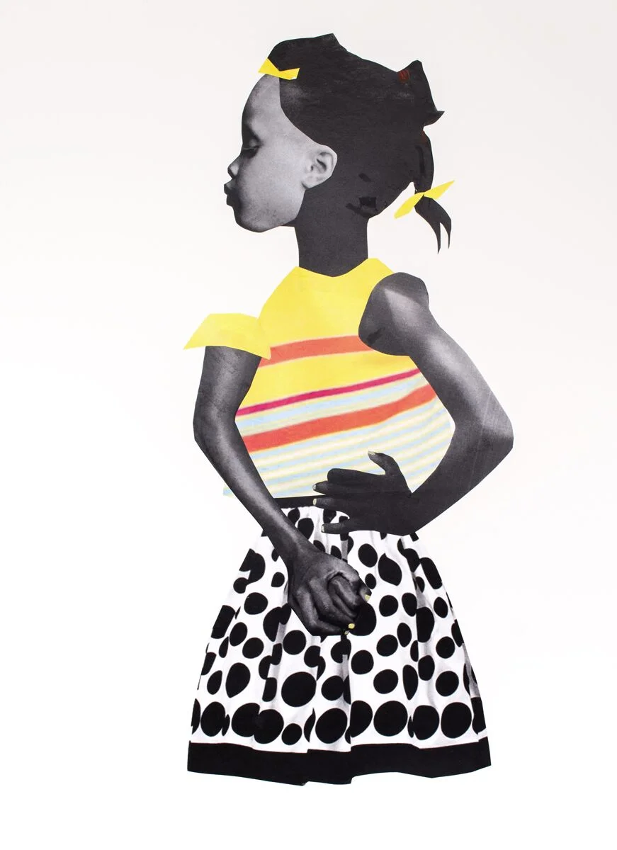 Deborah Roberts Untitled, 2017 Collage, Mixed-media on Paper 30 x 22 inches