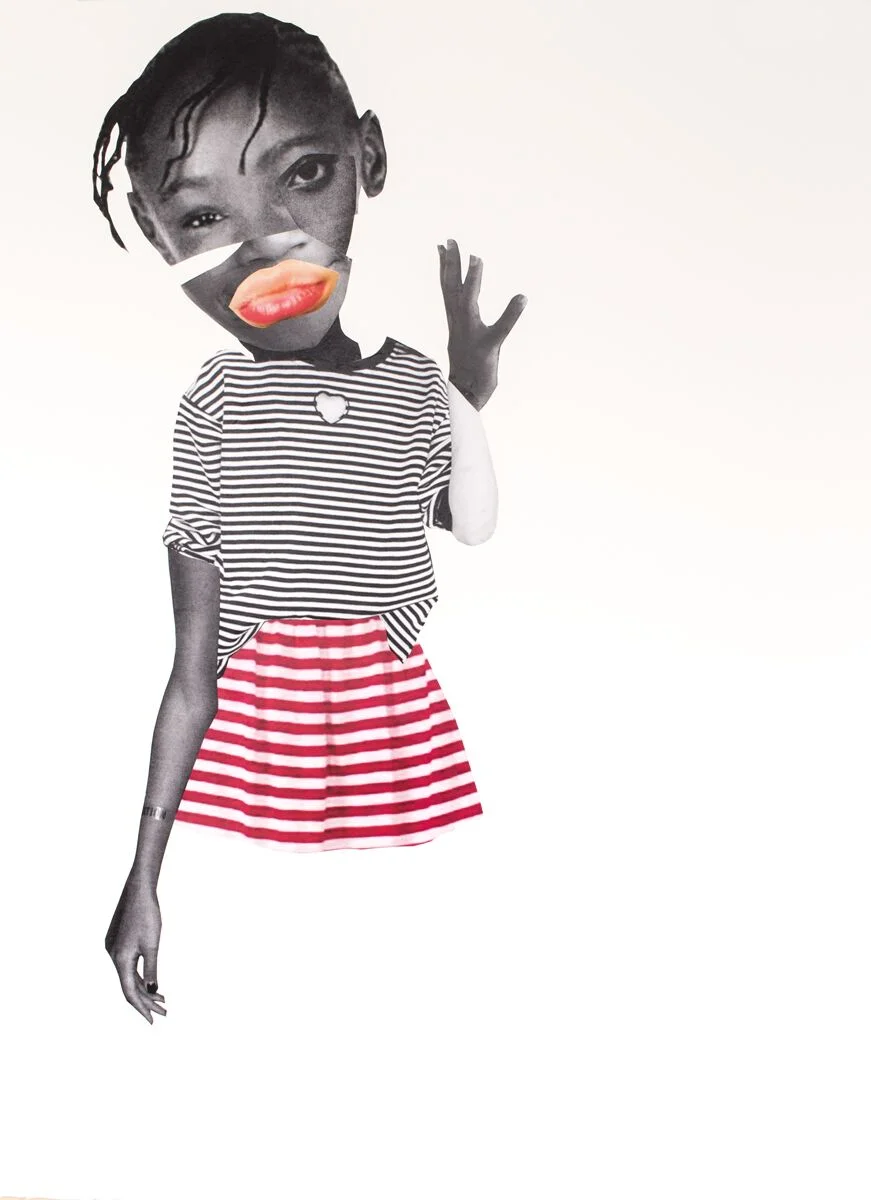 Deborah Roberts Untitled, 2017 Collage, Mixed-media on Paper 30 x 22 inches