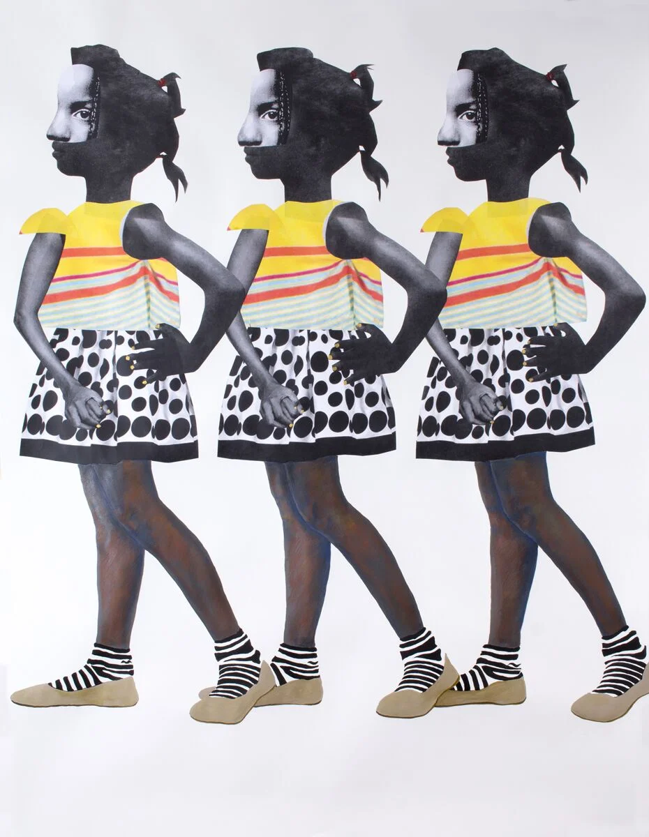 Deborah Roberts Untitled, 2017 Collage, Mixed-media on Paper 30 x 22 inches