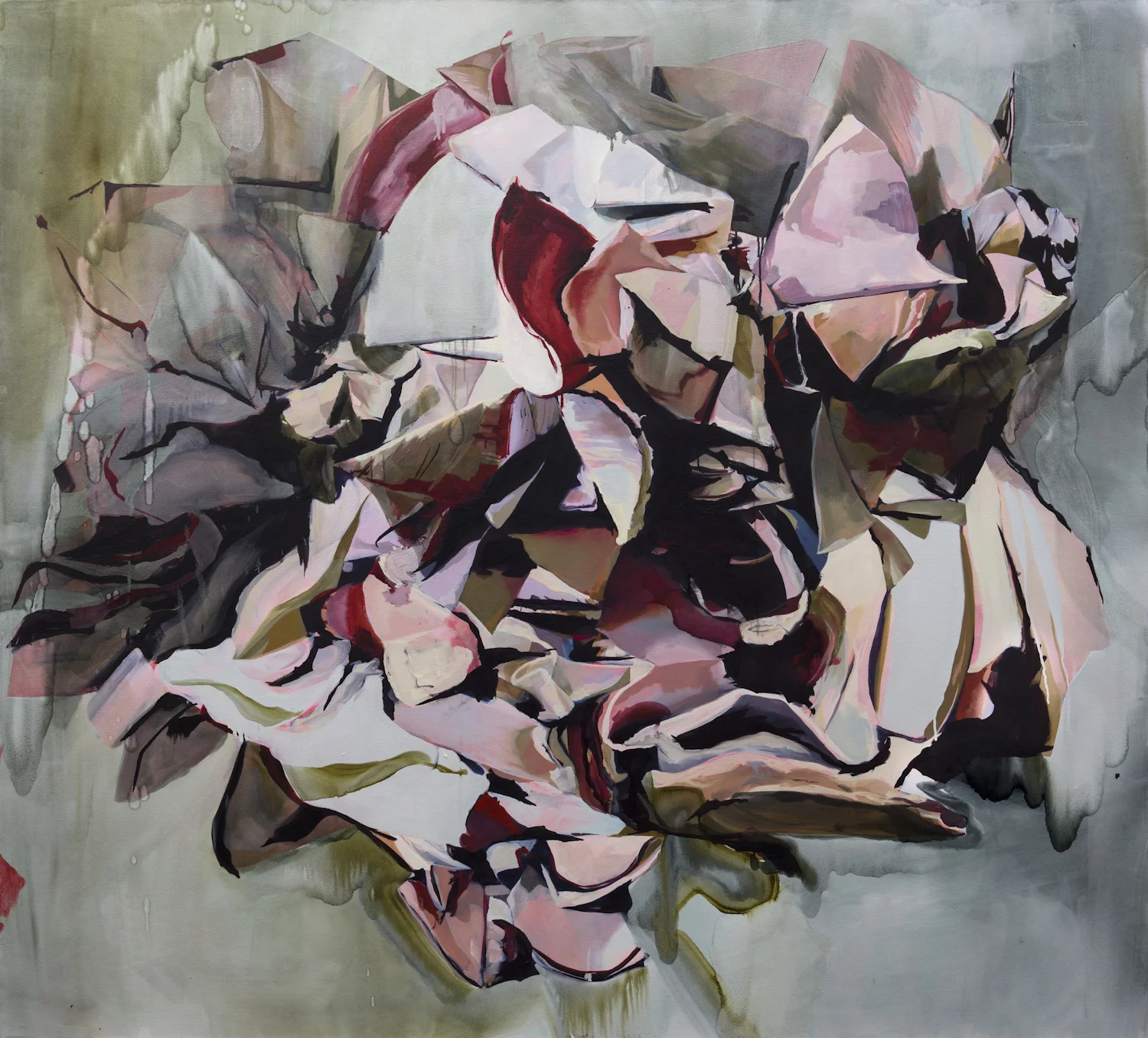 Laurel Shear I Hate Everyone, Not You, 2013 Oil on Canvas 66 x 72 inches