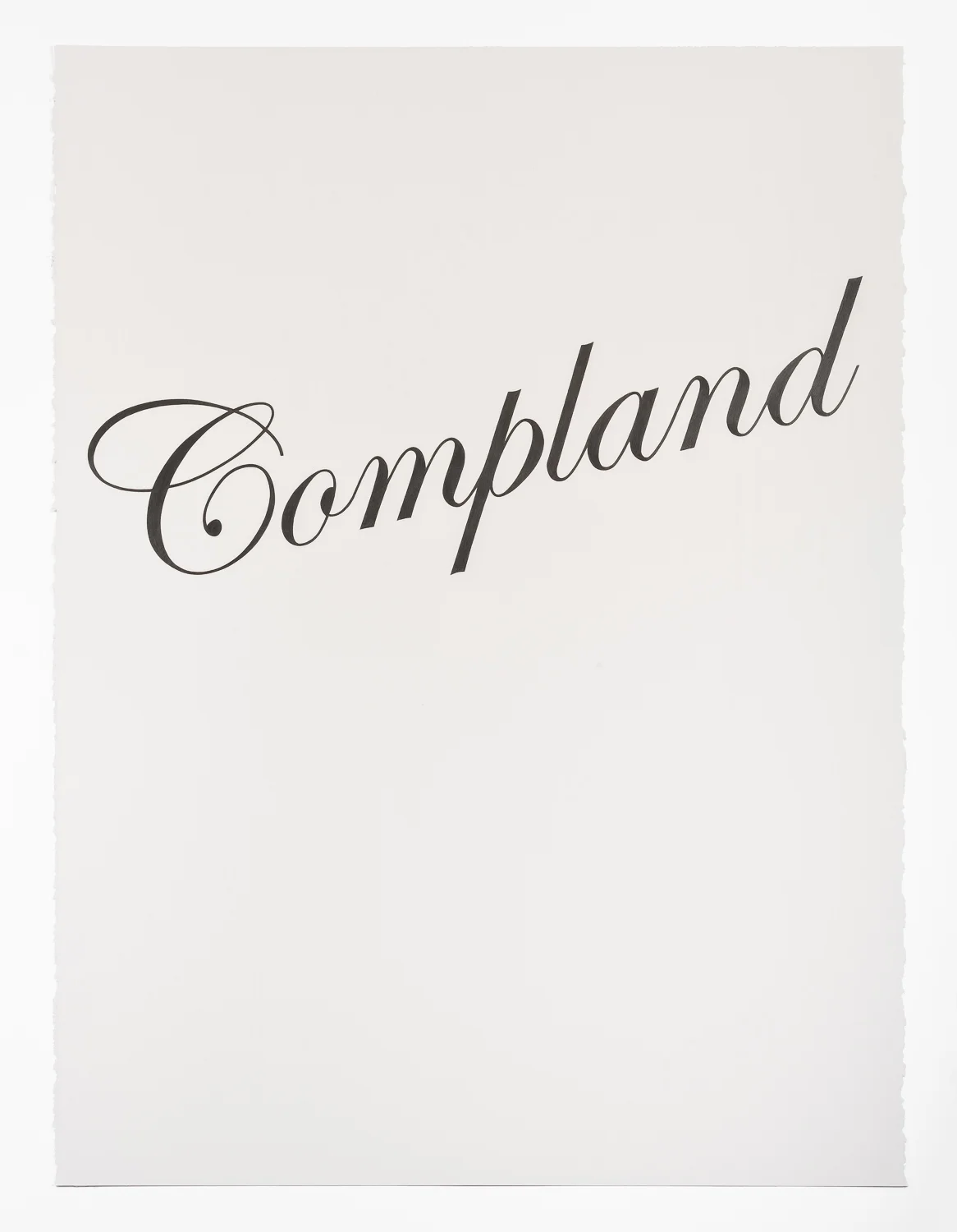 Sadie Barnette Untitled (Compland), 2016 Graphite on Paper 22 x 30 inches