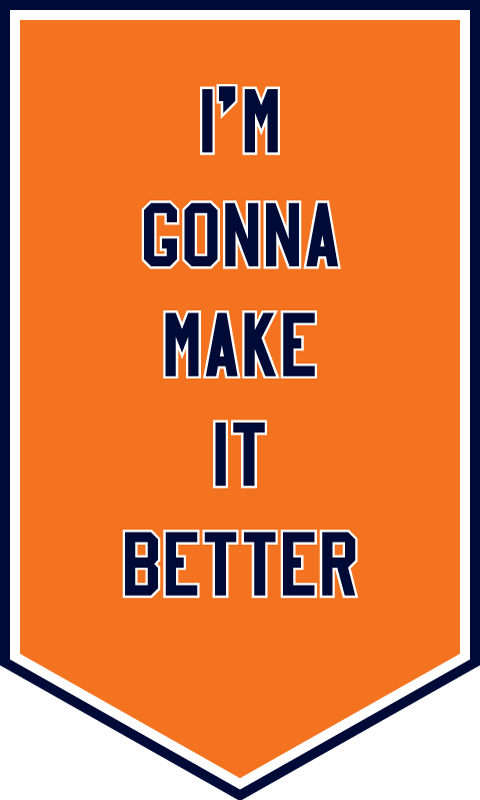 Cheryl Pope I'M GONNA MAKE IT BETTER from I'VE BEEN HEARD, in collaboration with NYC Youth on Streetball, 2017 Nylon and tackle twill applique, rod sleeve on back 60 x 36 inches