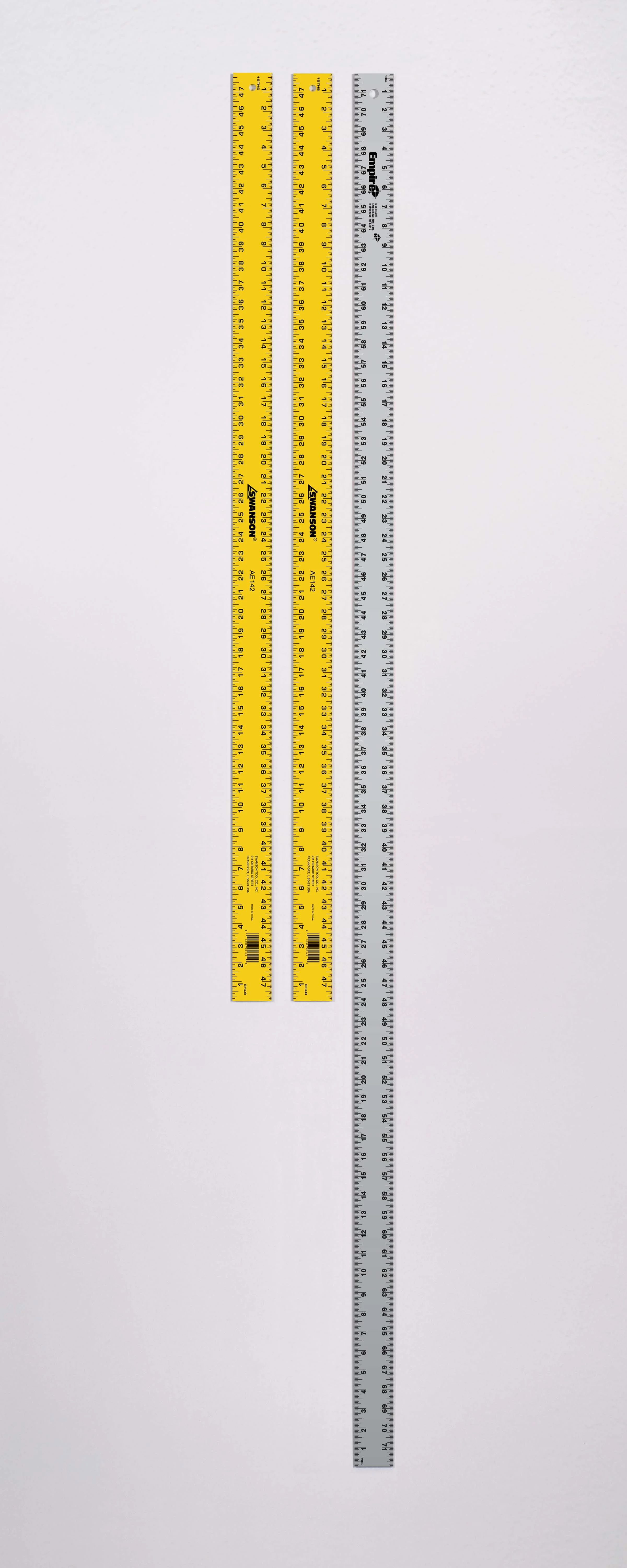 Sylvan Lionni Measure B, 2016 Urethane and Nazdar on Steel 72 x 8 inches