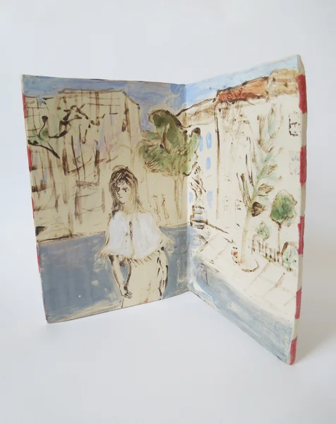 Isabelle Fein Summer, 2017 Ceramic Plate 8 x 5 1/2 x 5 1/2 inches