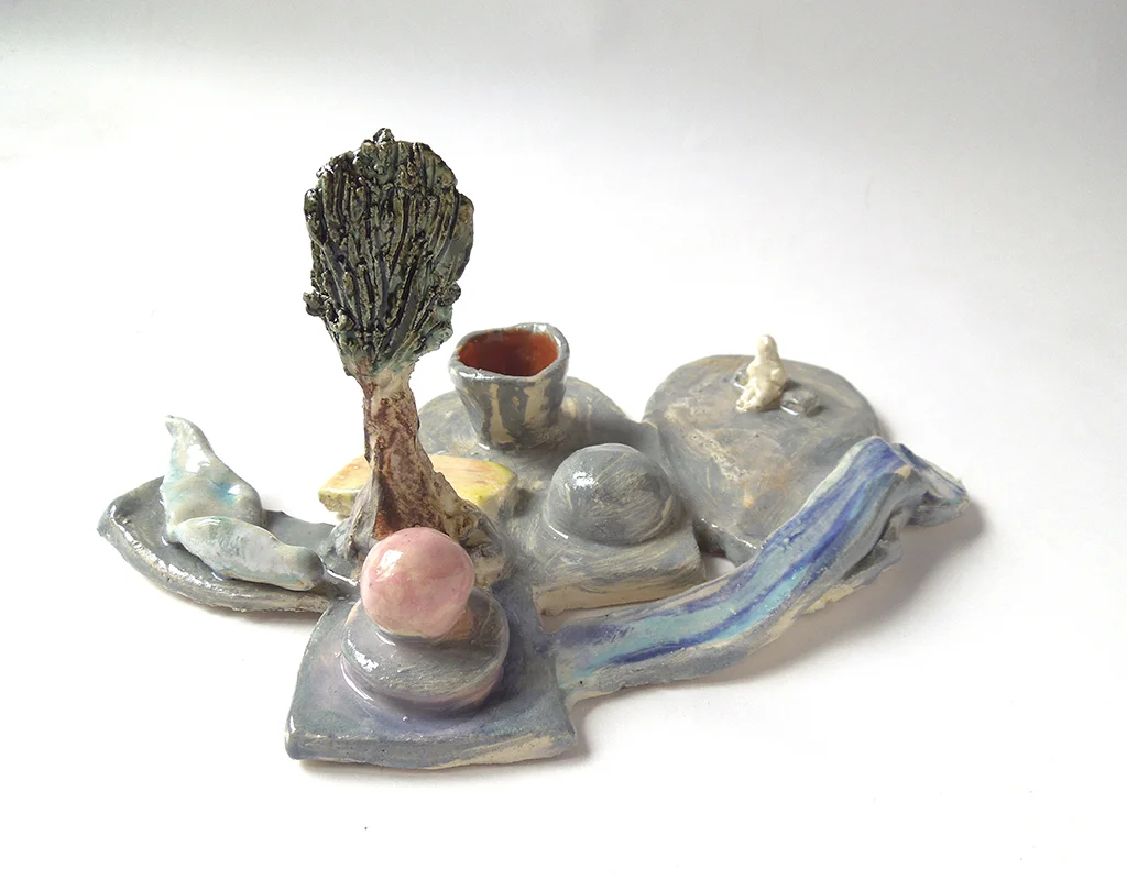 Isabelle Fein Sculpture Park, 2017 Ceramic 7 1/2 x 4 3/4 x 4 inches