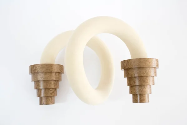 Sam Stewart Untitled. 2018 Mdf, flocking, burl veneer 15 x 26 x 18 inches