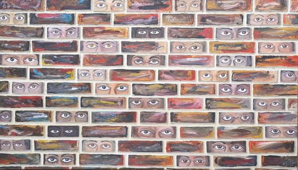 Michelangelo Lovelace The Deportation Wall, 2016 Acrylic on Textured Canvas 36 x 63 3/4