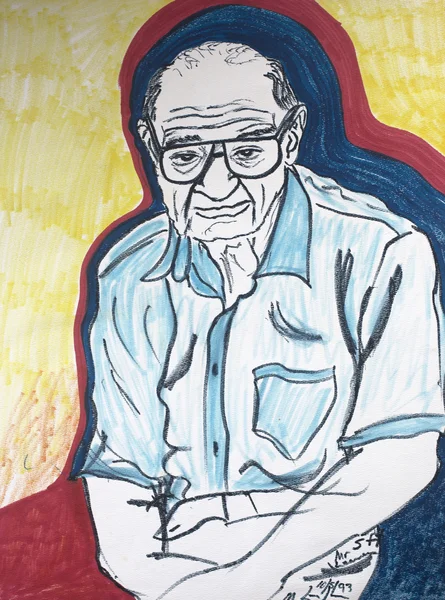 Michelangelo Lovelace Mr. Lawrence, 1993 Ink on Paper 23 3/4 x 18 inches