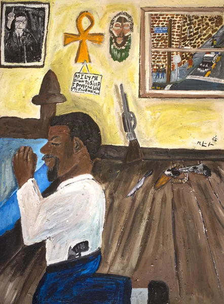 Michelangelo Lovelace Untitled, 1996 Acrylic on Paper 30 x 22 inches