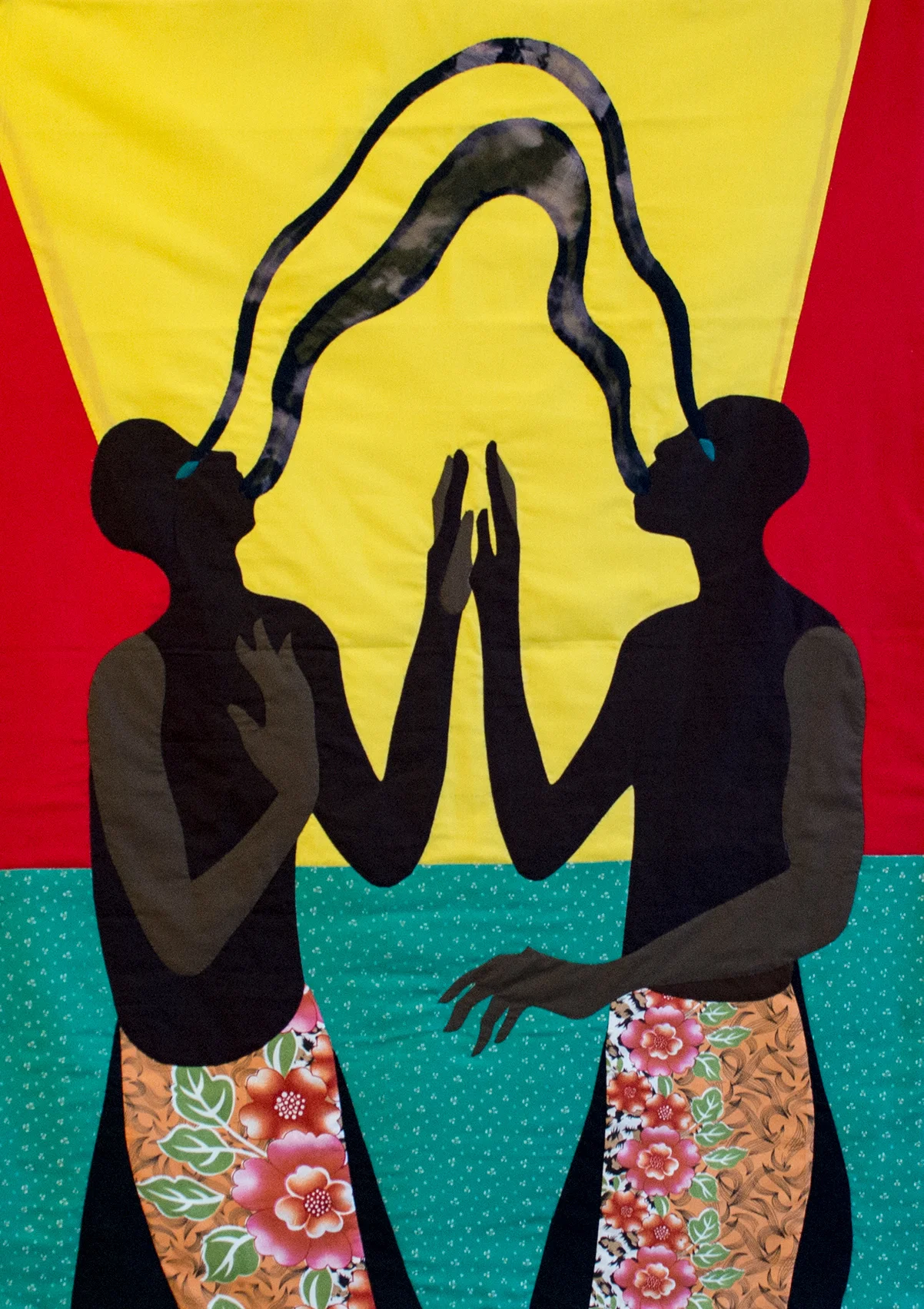 Christopher Myers Folklore, 2018 Appliqué Fabric 72 x 48 inches