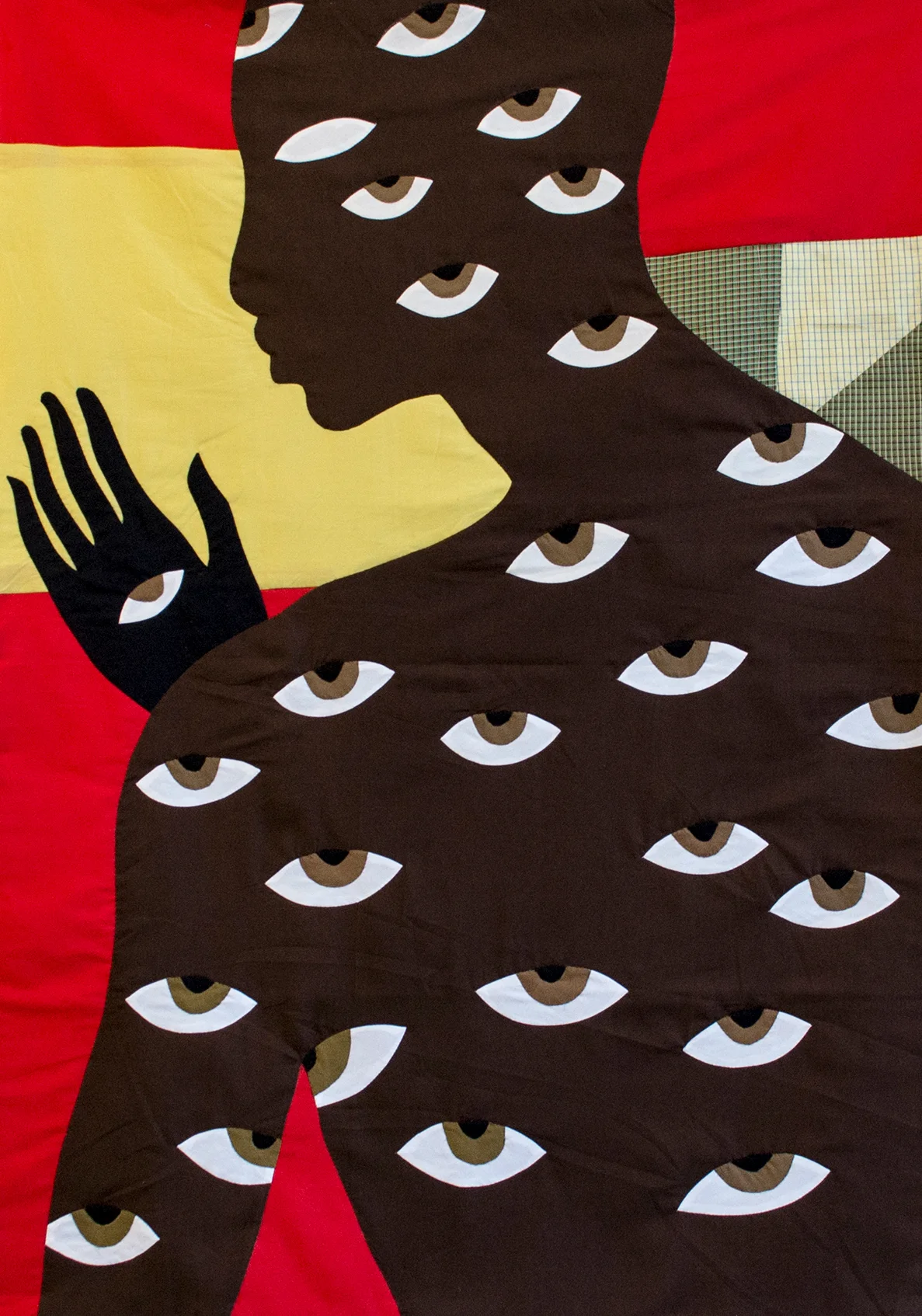 Christopher Myers Argus, 2018 Appliqué Fabric 72 x 48 inches